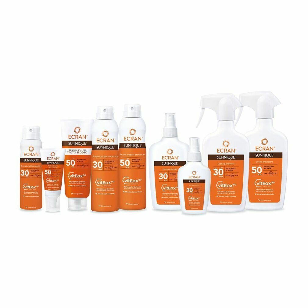 Ecran Sonnenschutzcreme Sunnique Leche Protectora Spf50 Spray 100ml