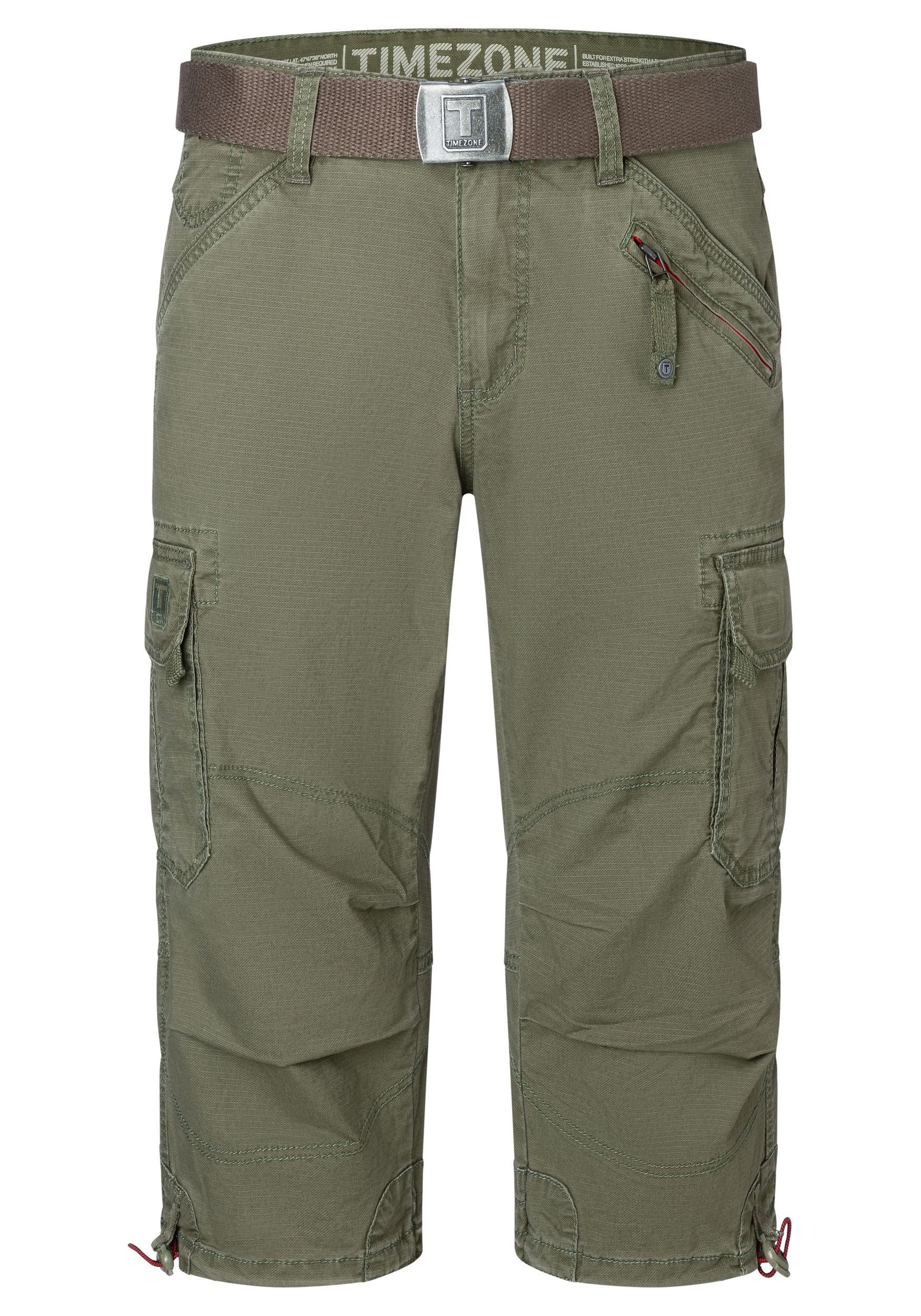 TIMEZONE Cargoshorts Cargo mit Gürtel und Design Taschen Loose MilesTZ Shor günstig online kaufen