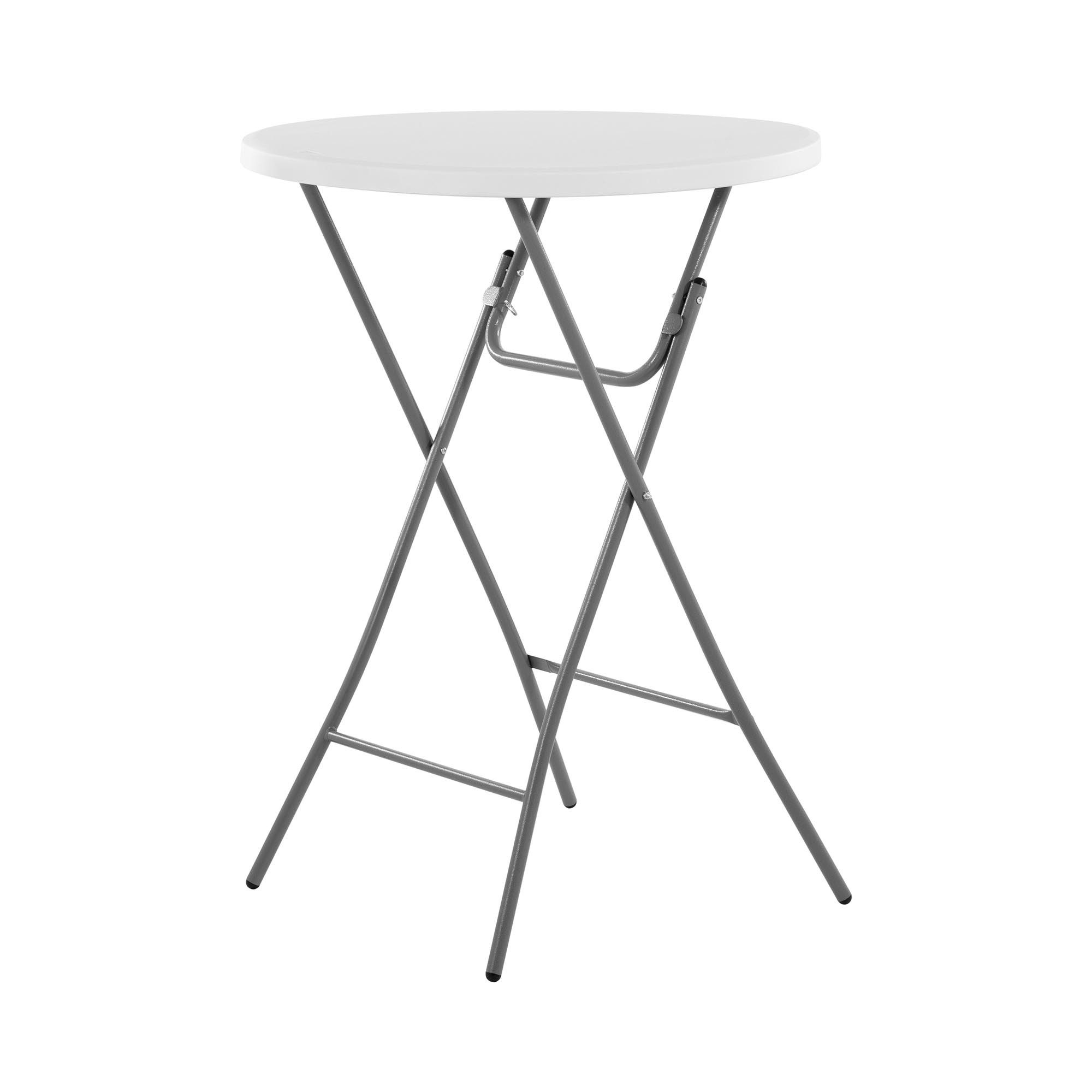 Royal Catering Klapptisch Ø 80 x 110 cm Stehtisch Bartisch Garten drinnen/draußen klappbar