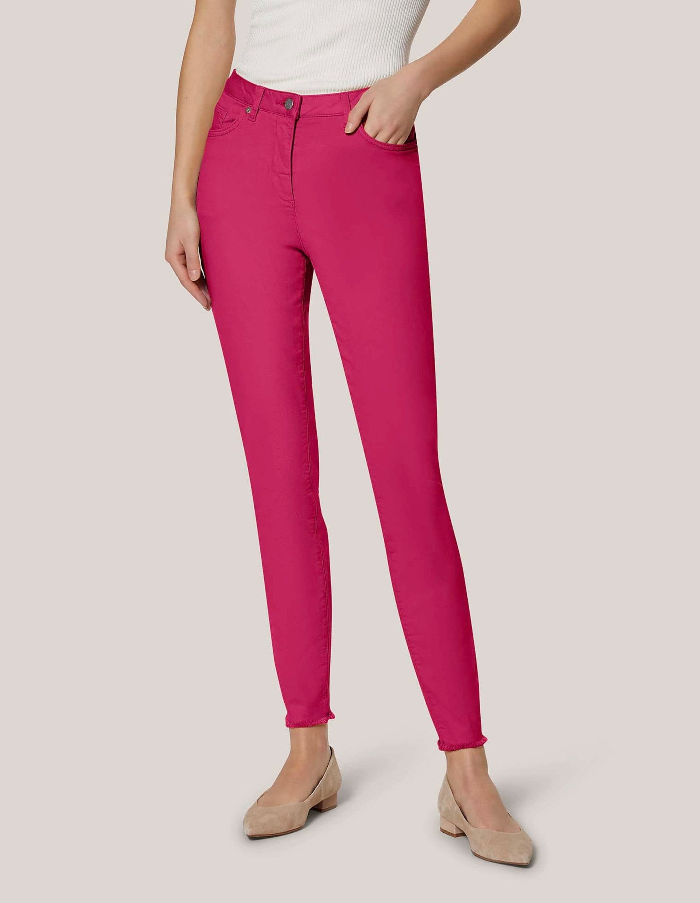 MADELEINE Gerade Jeans Mid Waist Skinny-Hose günstig online kaufen