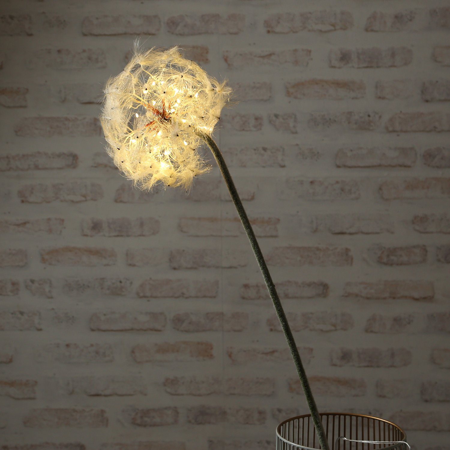 MARELIDA LED-Leuchtzweig »LED Pusteblume XL Kunstblume Vasendeko Blume  Dandelion weiß leuchtend Timer«, 22-flammig online kaufen | OTTO