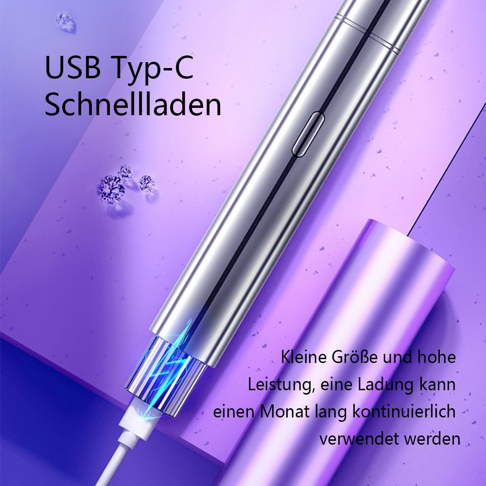 Vashoy Beauty-Trimmer Augenbrauen trimmer damen/Nasenhaartrimmer, Ergonomisches Design Schnelle Rasierung Stufenlose Einstellung – Bild 5 von 5
