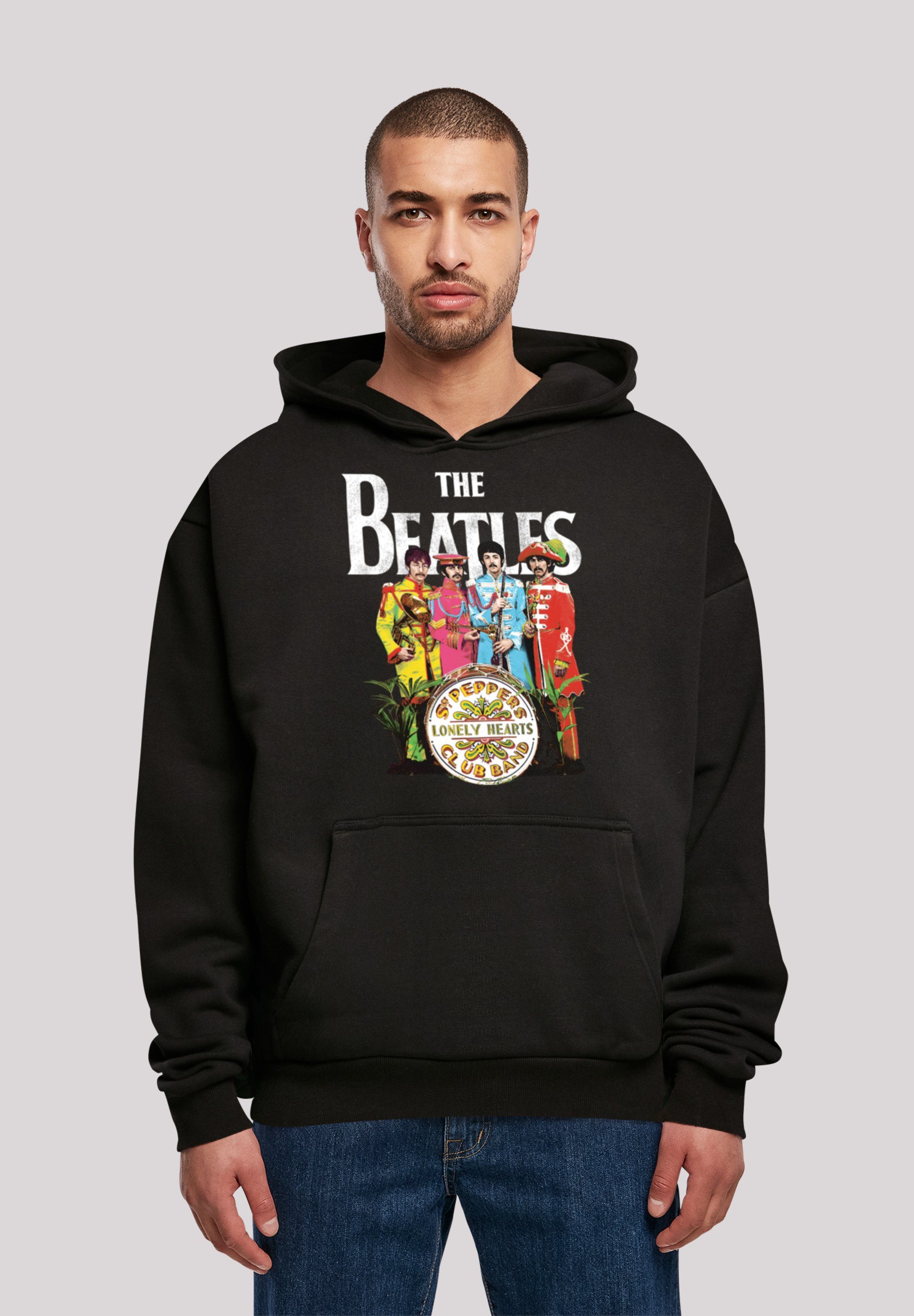 180 Pepper und S ist Beatles groß The Sgt Kapuzenpullover Größe trägt Das Model cm Print, Band Black F4NT4STIC