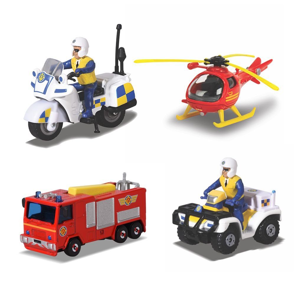 Feuerwehrmann Cast Rettungsteam Spielzeug-Feuerwehr Mini Sam Feuerwehr & Sam Polizei Die Feuerwehrmann