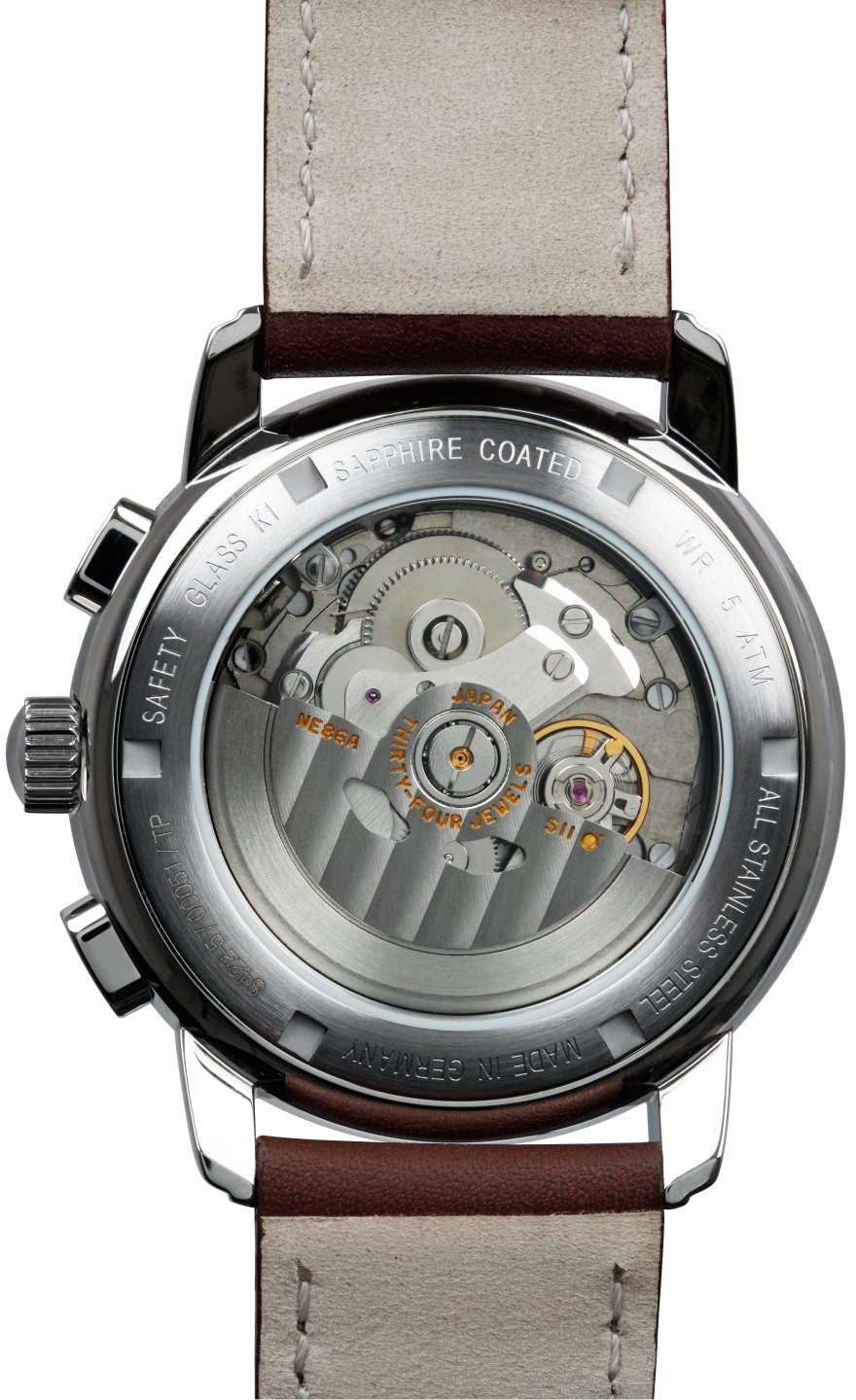 Herren Uhren ZEPPELIN Chronograph Atlantic, Seiko Schaltradchronograph, 8422-5