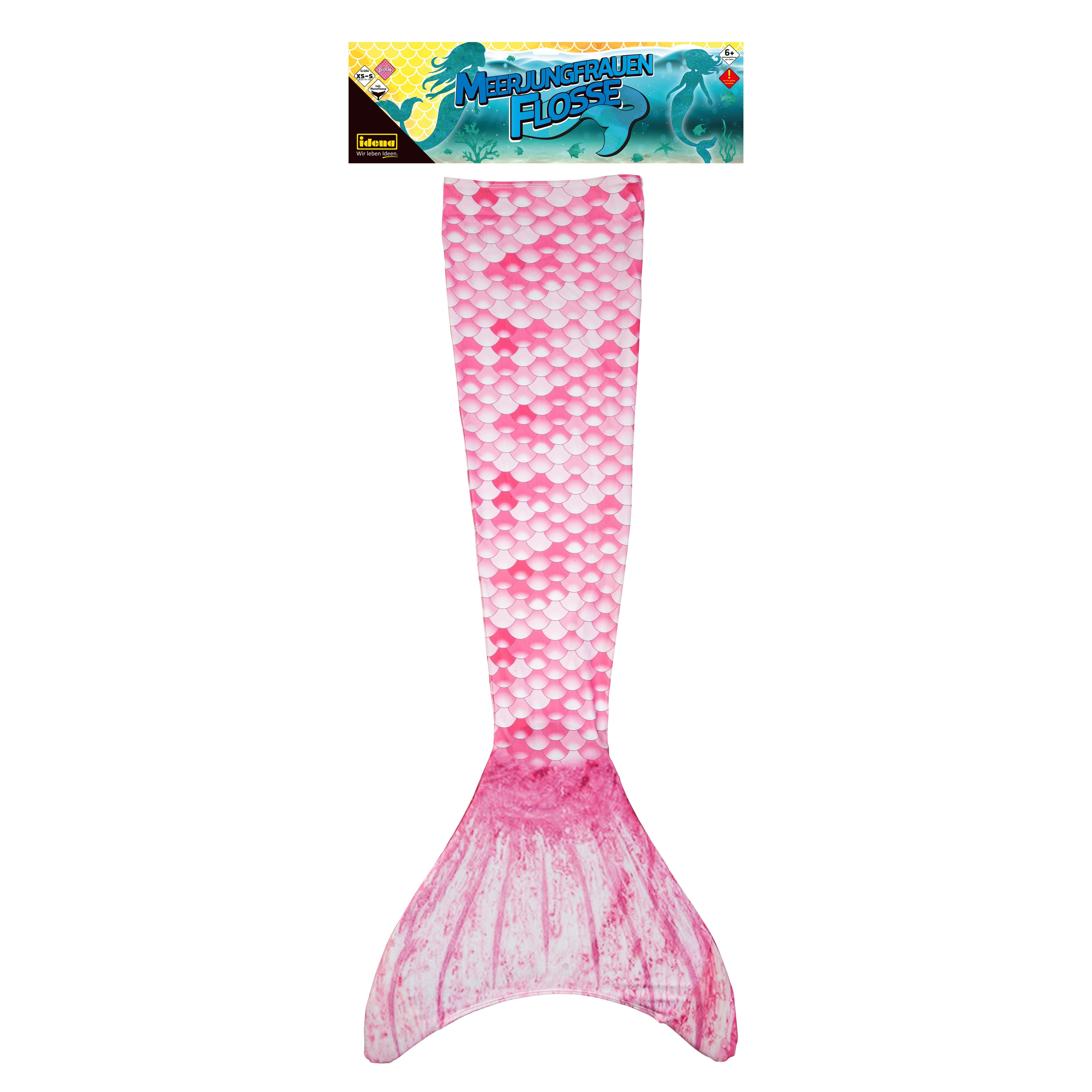 Idena Schwimmhilfe Meerjungfrauflosse Größe XS/S Pink
