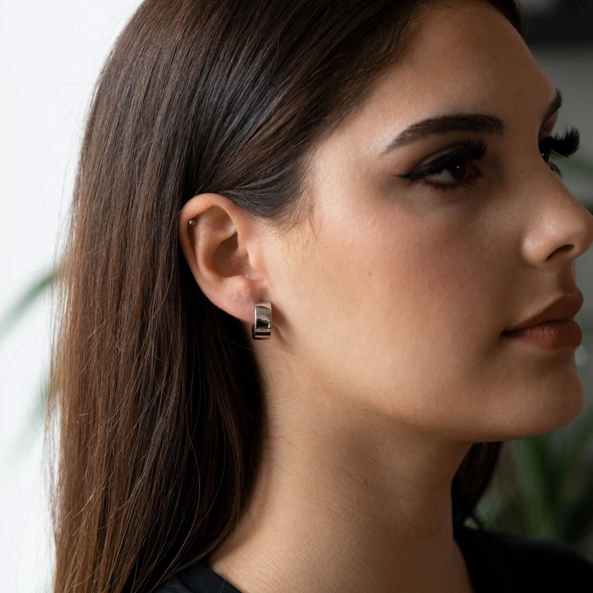 Materia Paar Creolen Ohrringe Damen Silber breit Ø16,5 SO-377, 925 Sterling günstig online kaufen