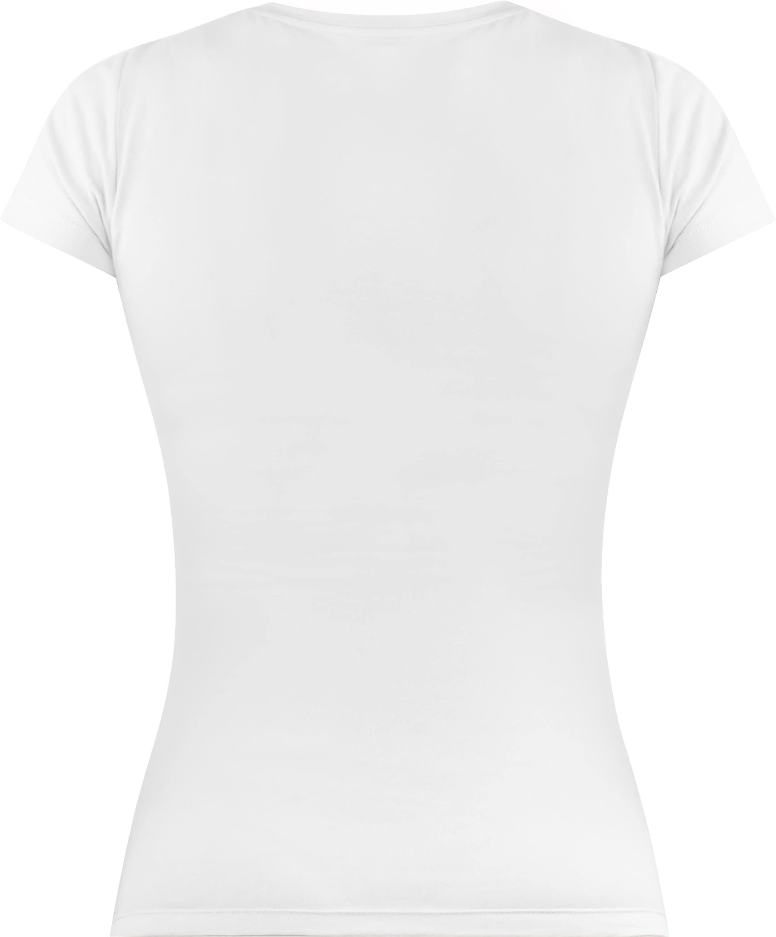 Janice Kurzarmshirt 4 x Damen T-Shirt Nysa Figurbetontes Shirt aus Baumwolle