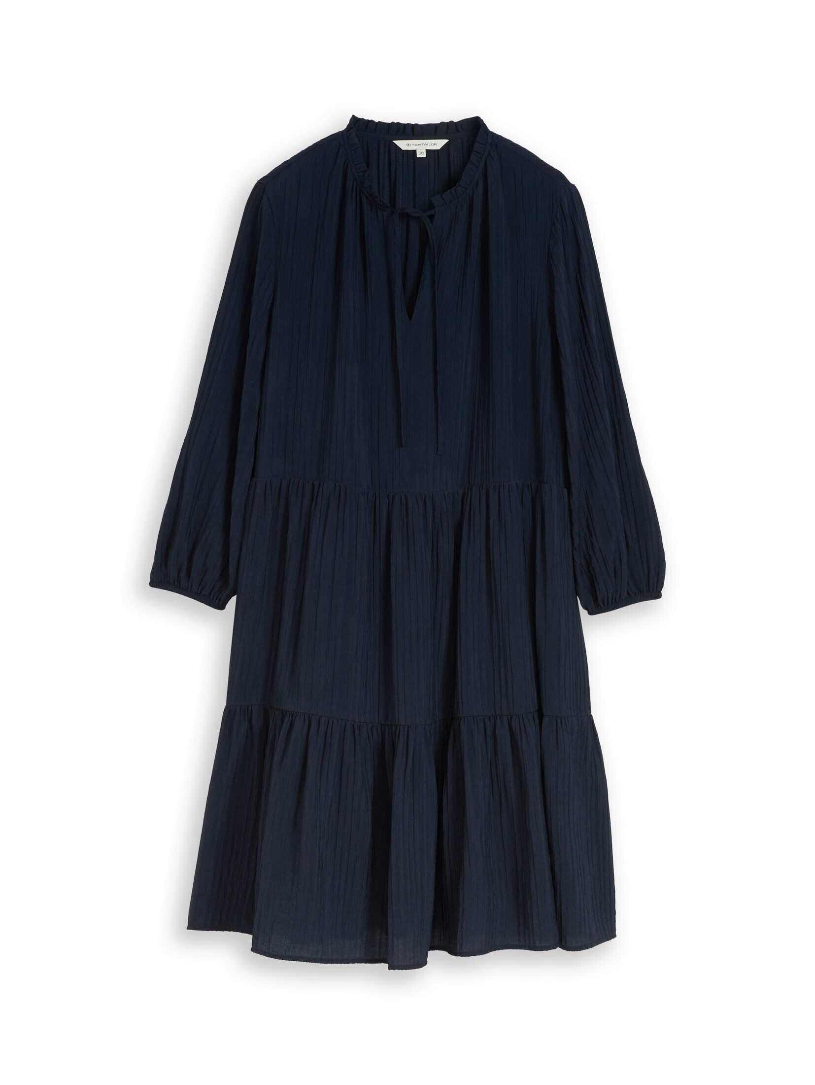 TOM TAILOR Sommerkleid Kleider & Jumpsuits Crinkle Kleid mit Volants
