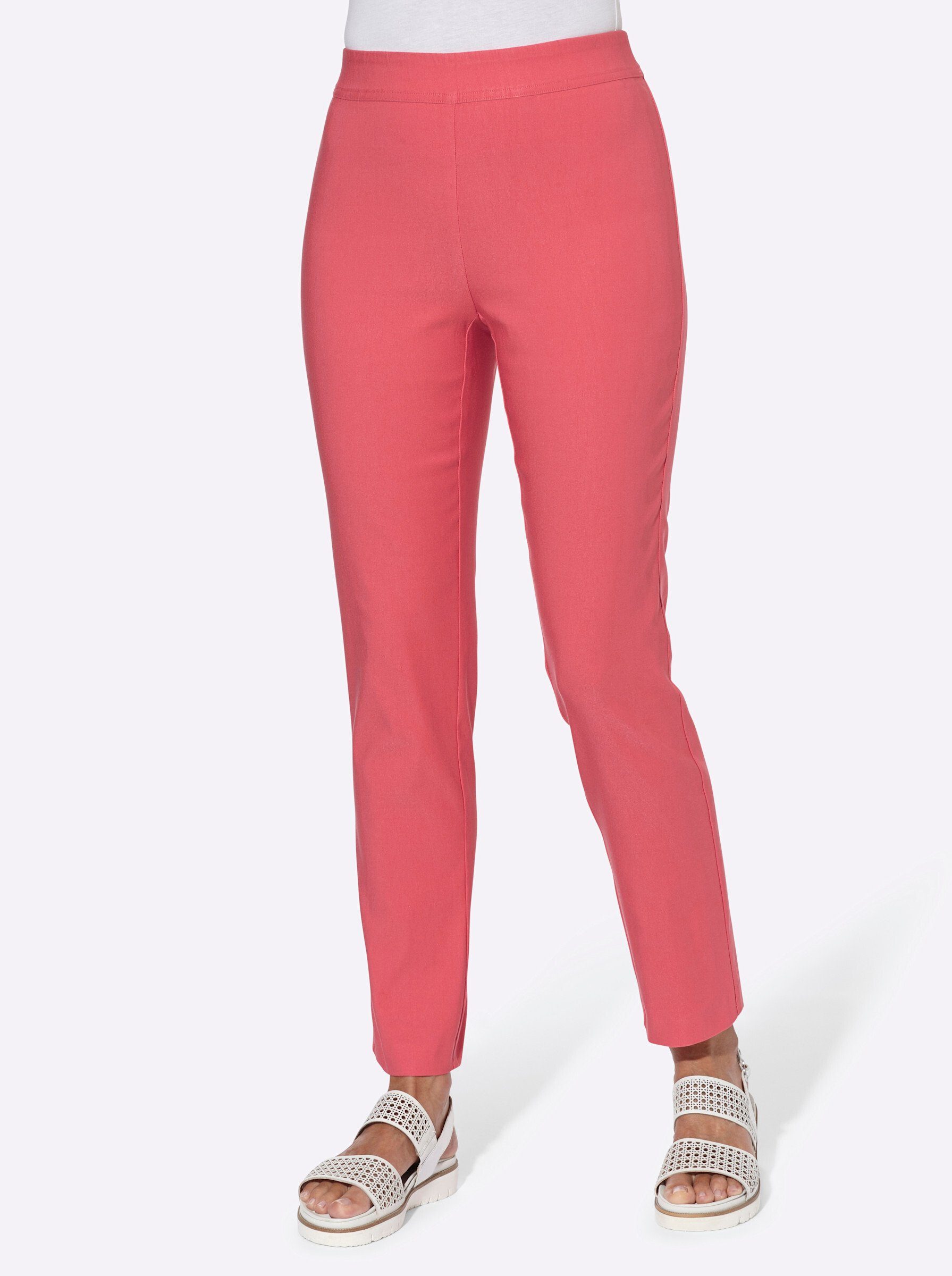 WITT WEIDEN Jerseyhose Innenbeinlänge ca. 71 cm grapefruit