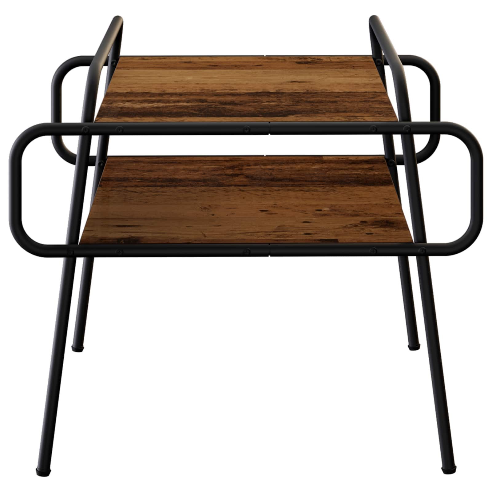 vidaXL Couchtisch Couchtisch Altholz 50 x 50 x 51 cm Holzwerkstoff (1-St)