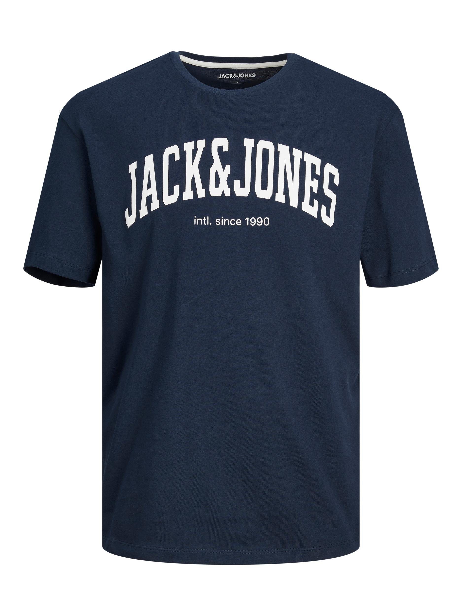 NECK & blazer navy Jones JJEJOSH CREW T-Shirt JNR TEE Jack Junior