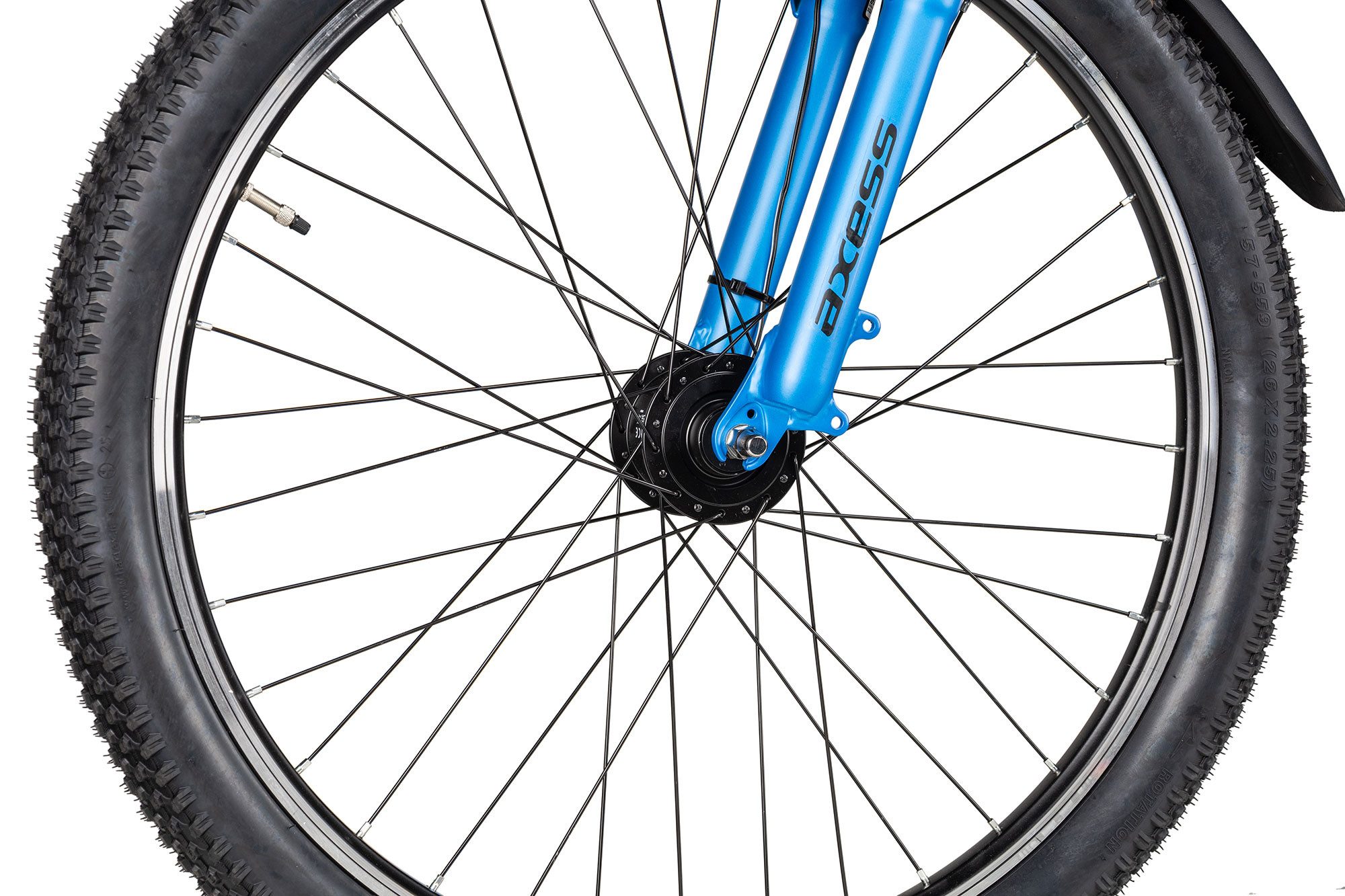 Axess Kinderfahrrad Axess Adventure 26, 21 Gang, Kettenschaltung, Shimano Tourney Schaltung blau – Bild 5 von 5