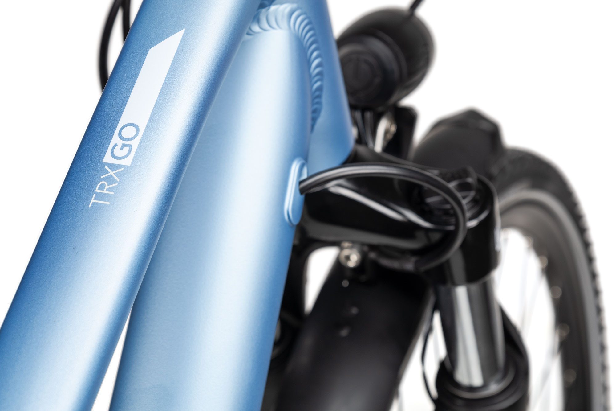 2R Manufaktur City Bike TRX GO Trapez, 7-speed Shimano Nexus 7-speed SG-C3001-7D derailleur, hub gears, freewheel, hydraulic disc brakes, blue