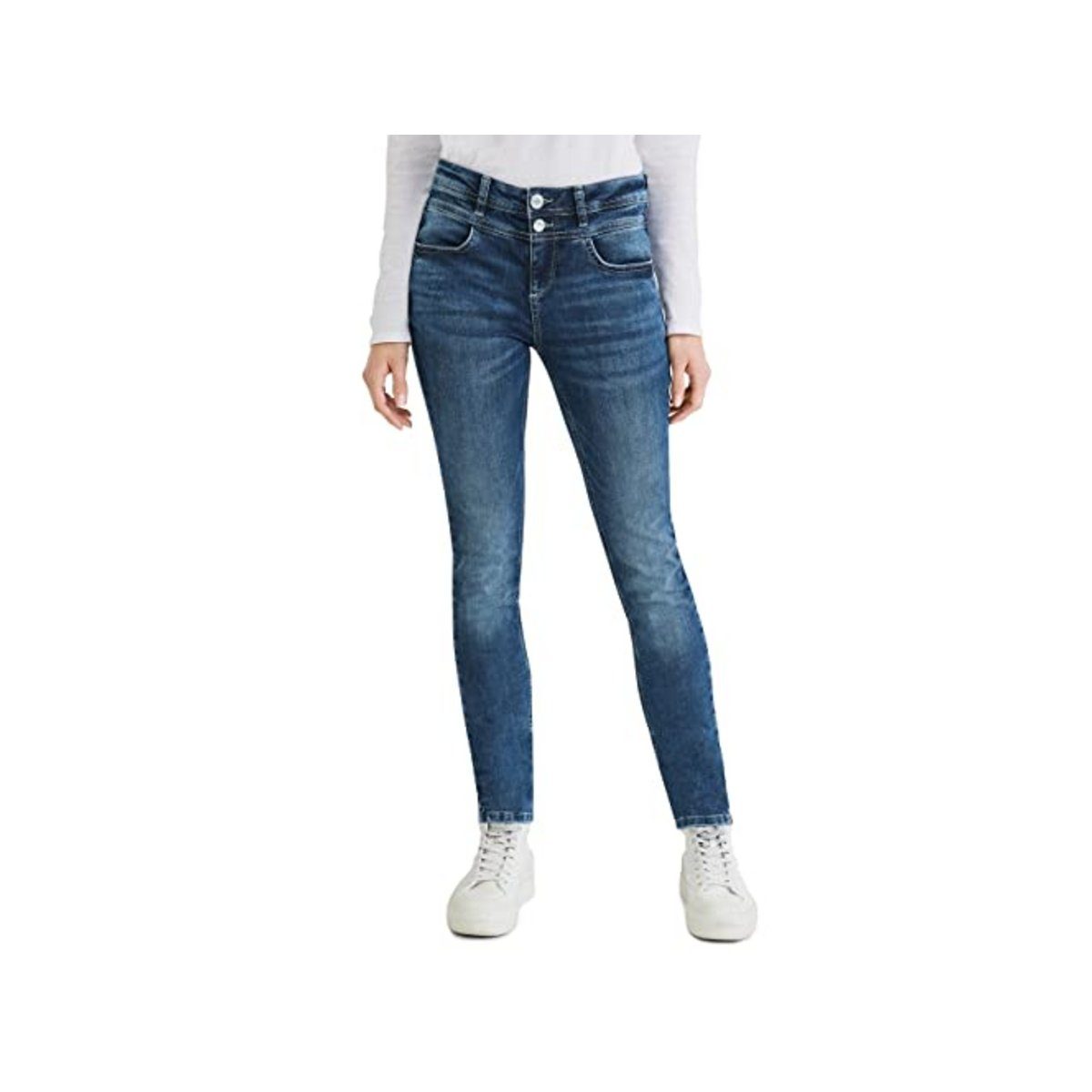 STREET ONE 5-Pocket-Jeans uni (1-tlg)