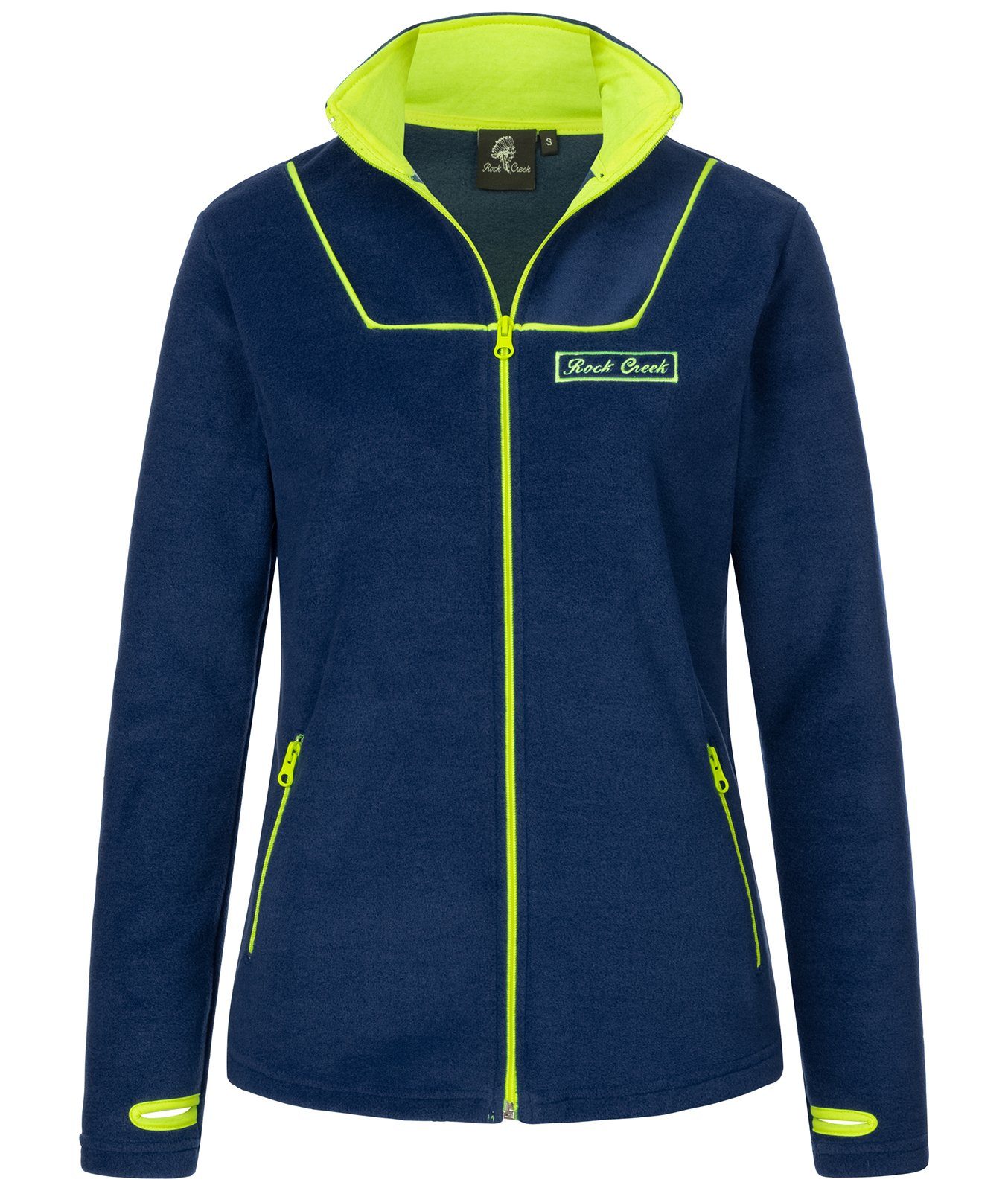 Rock Creek Fleecejacke Damen Fleecejacke Übergangsjacke D-473 Navy