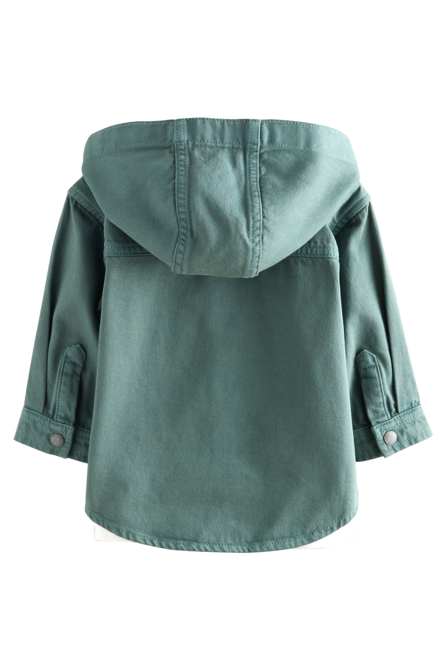 Next Kapuzenpullover Twill-Hemdjacke und T-Shirt im Set (2-tlg)