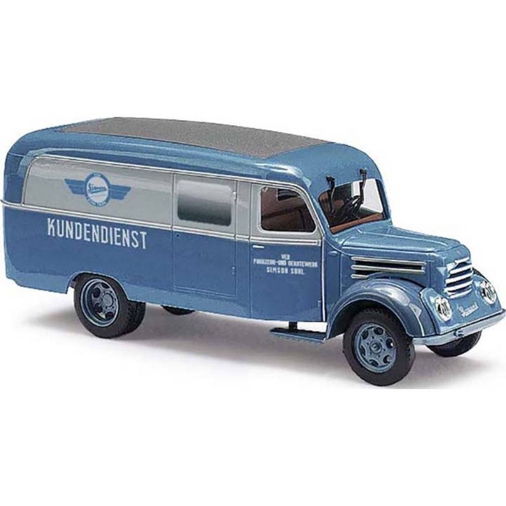 Modelleisenbahn-Straße H0 Robur Garant K 30 Kastenwagen Simson Suhl