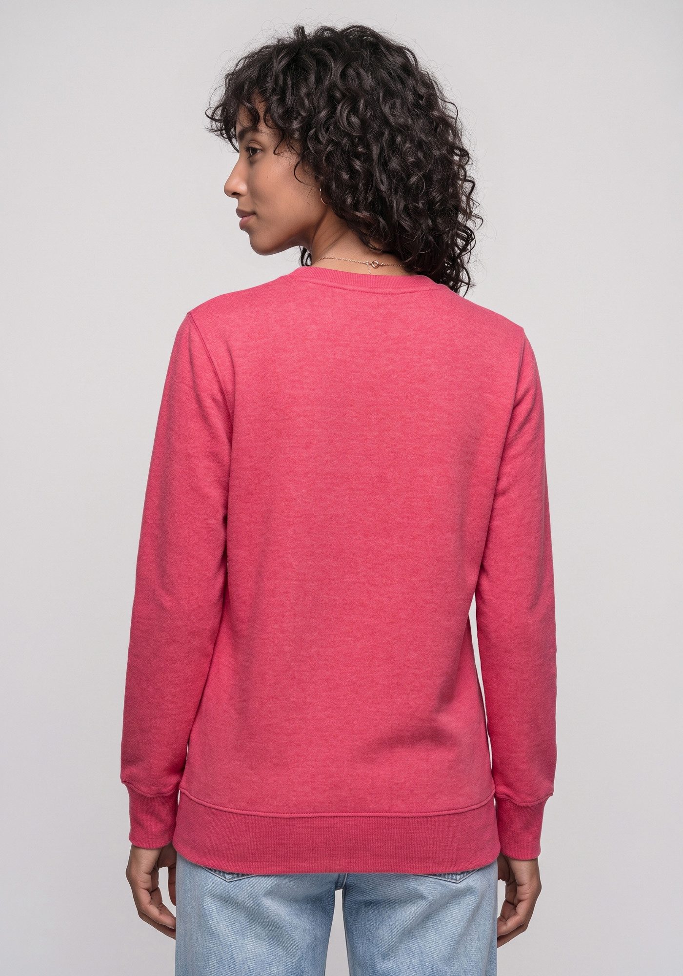 Alife & Kickin Sweatshirt LottaAK A schlichter Sweater mit Herz-Aufnäher in tollen Farben – Bild 2 von 5