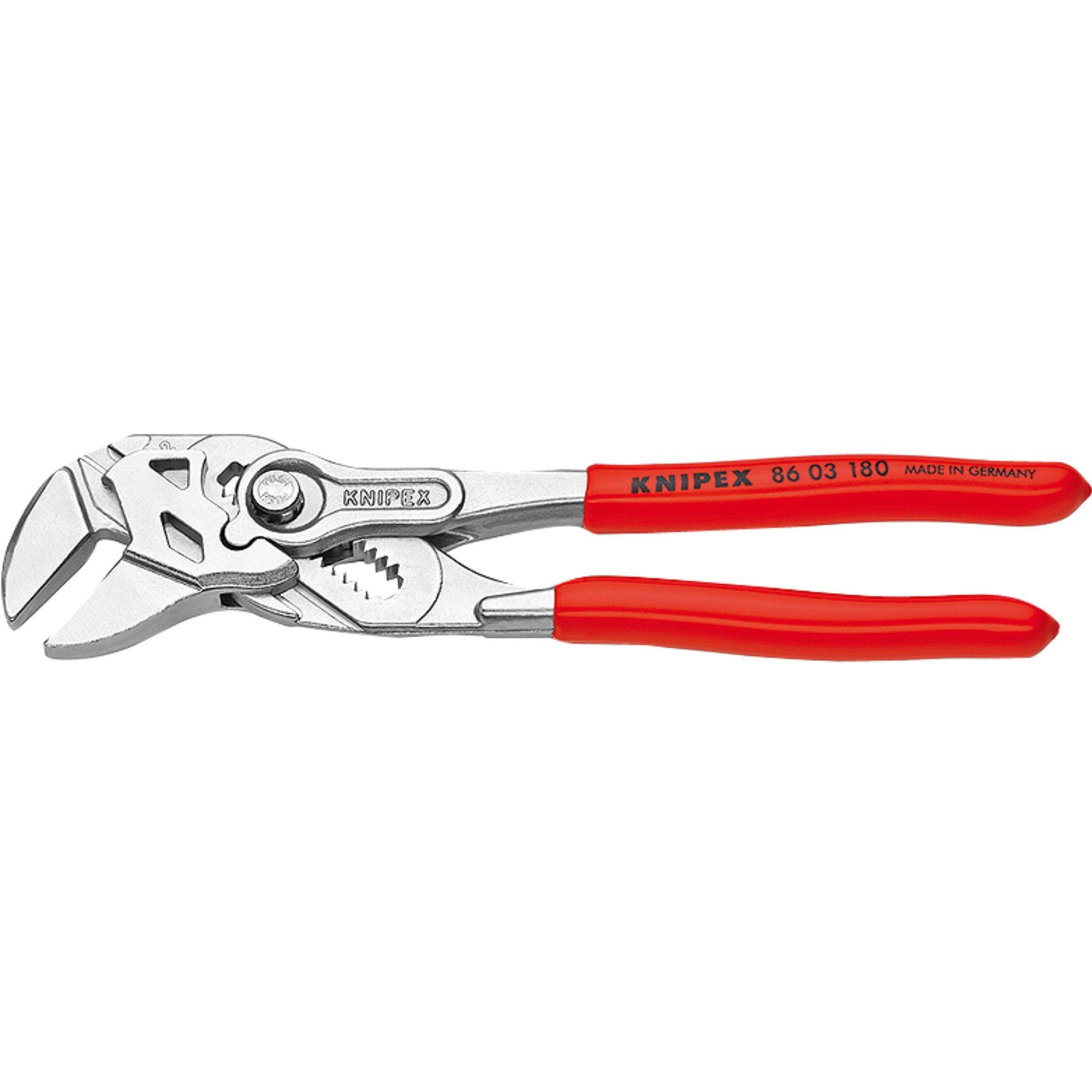 Greifzange KNIPEX Zangenschlüssel 86 03 180, (13-fach