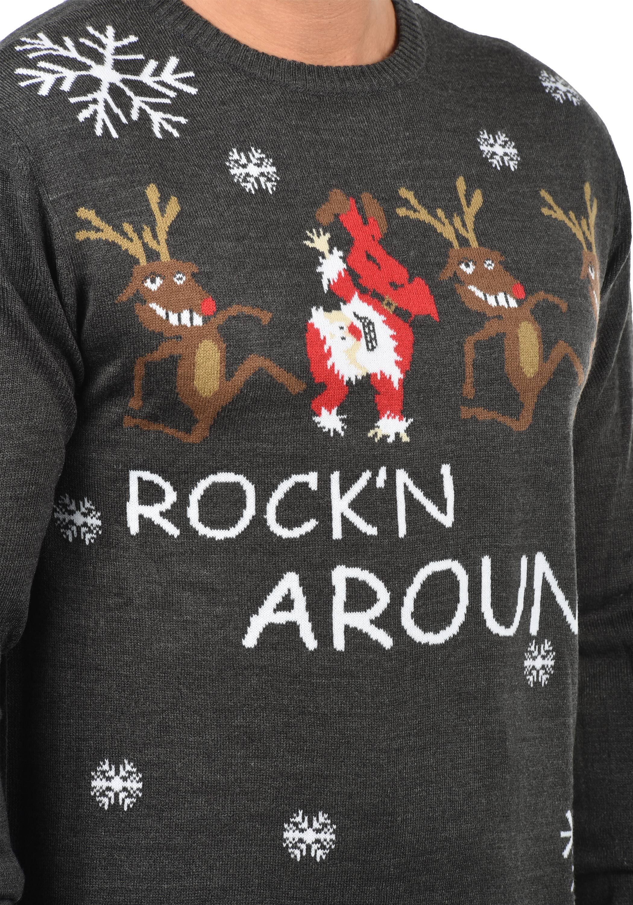 Blend Strickpullover BHRudolph Strickpullover mit Weihnachtsmotiv