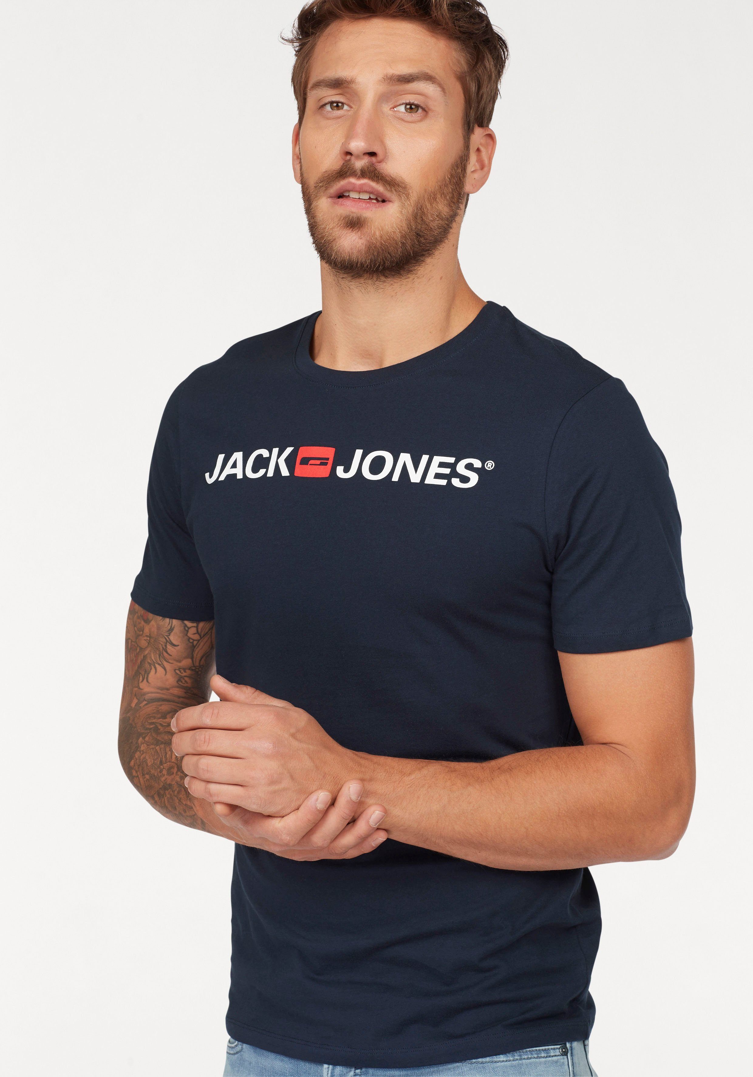 3-tlg., (Packung, Packung & 3er LOGO CORP T-Shirt TEE Jones Jack 3er-Pack)