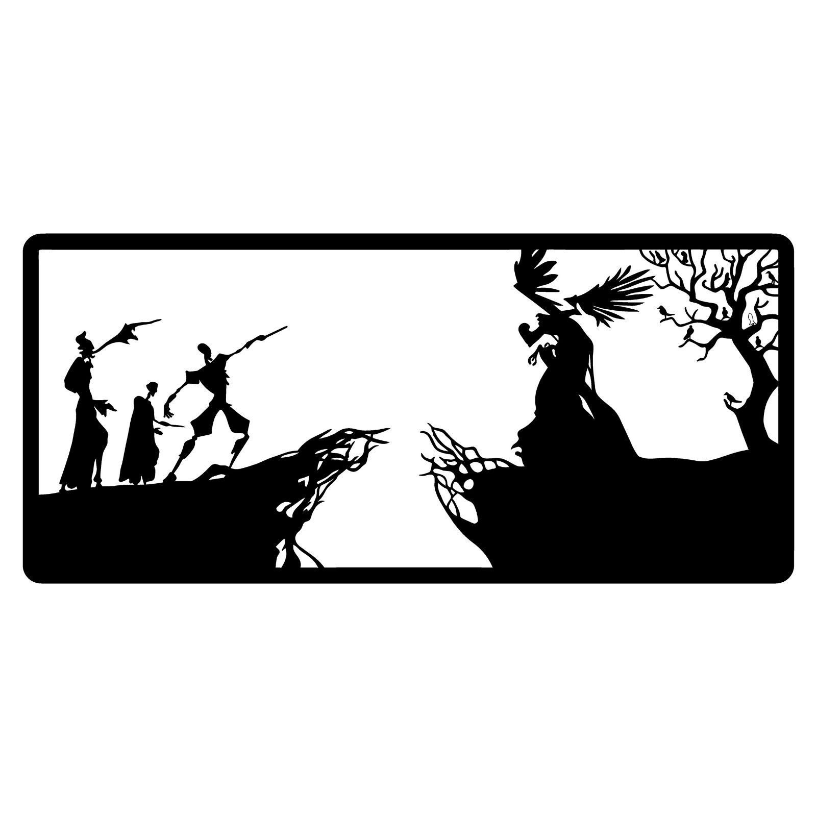 Jumpeak Wanddekoobjekt Harry Potter Wanddekorationen aus Metall, Hexenwandd günstig online kaufen