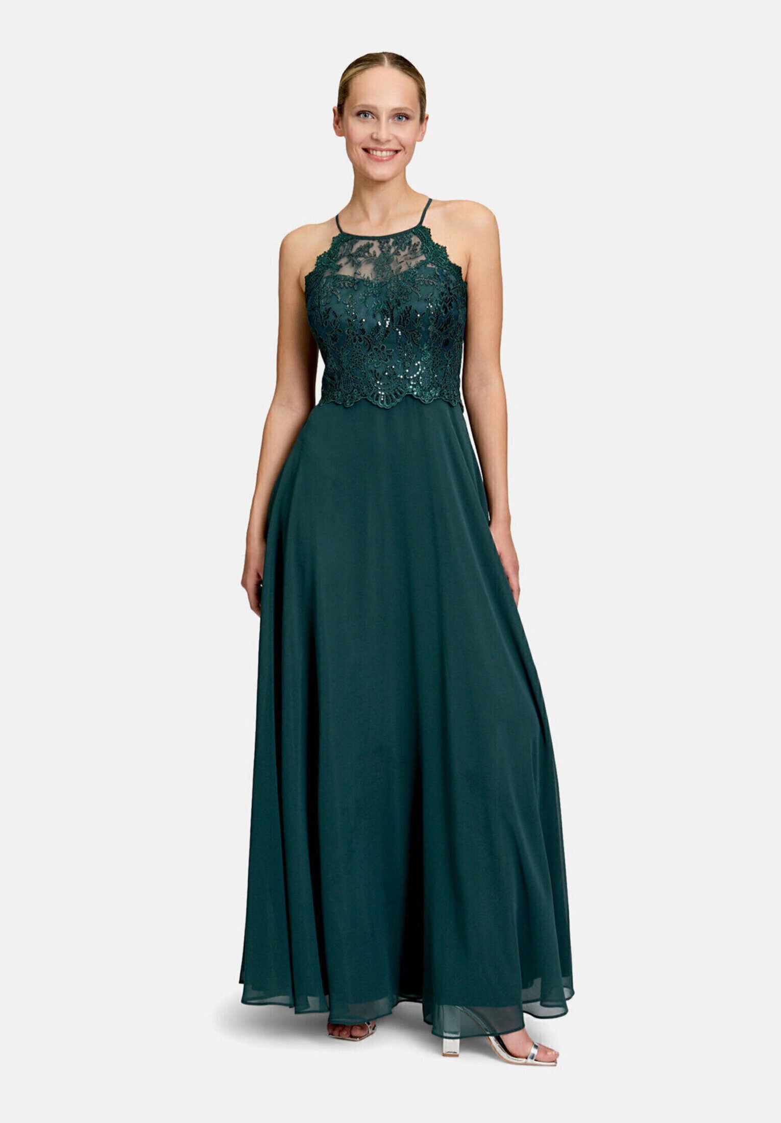 Vera Mont Abendkleid Damen rückenfrei Spitze