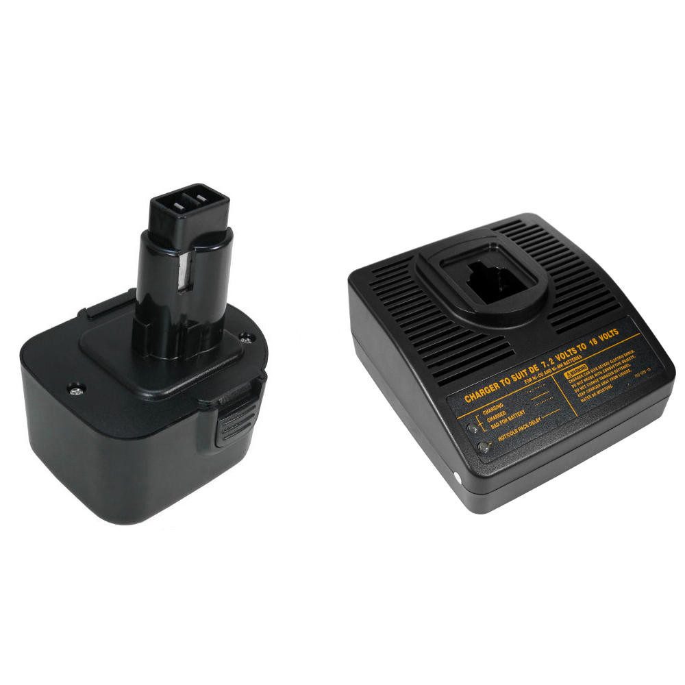 Trade-Shop 2in1 Set passend für Würth Master SP12V 151946-13 - Ladegerät + Akku Ni-MH 3300 mAh (12 V)