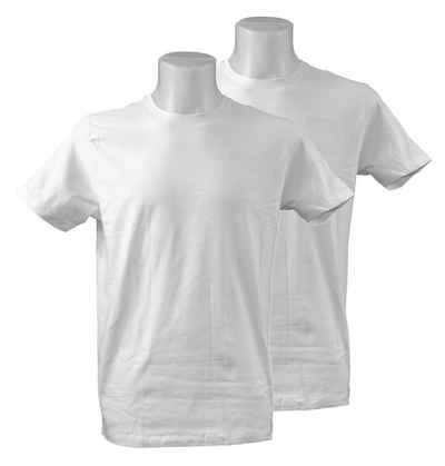 Briatore T-Shirt Herren Basic 2er Pack Baumwolle Kurzarm Rundhals Doppelpack