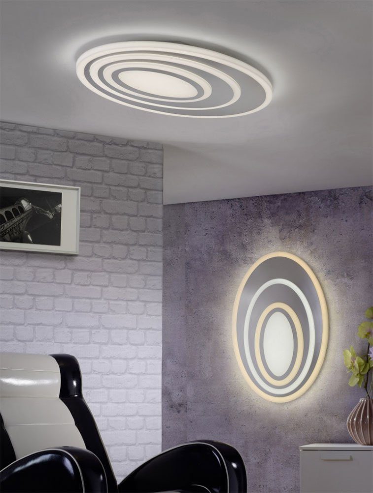 LED LED fest SWITCH-DIMMER LED-Leuchtmittel Wand etc-shop Zimmer Deckenleuchte, Ess Schlaf Warmweiß, verbaut, Beleuchtung Lampe Decken