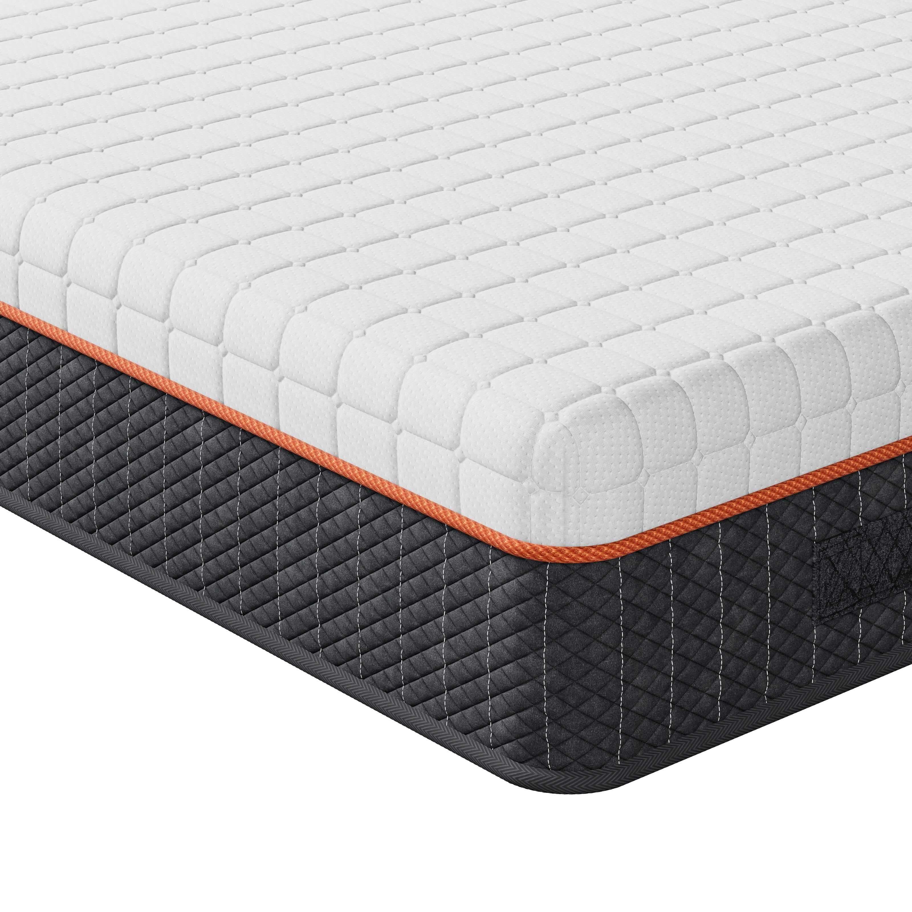 Kaltschaummatratze Ergonomischer 7-Zonen Matratze Mittelfest, Vesgantti, 26 cm hoch, 120x200 cm