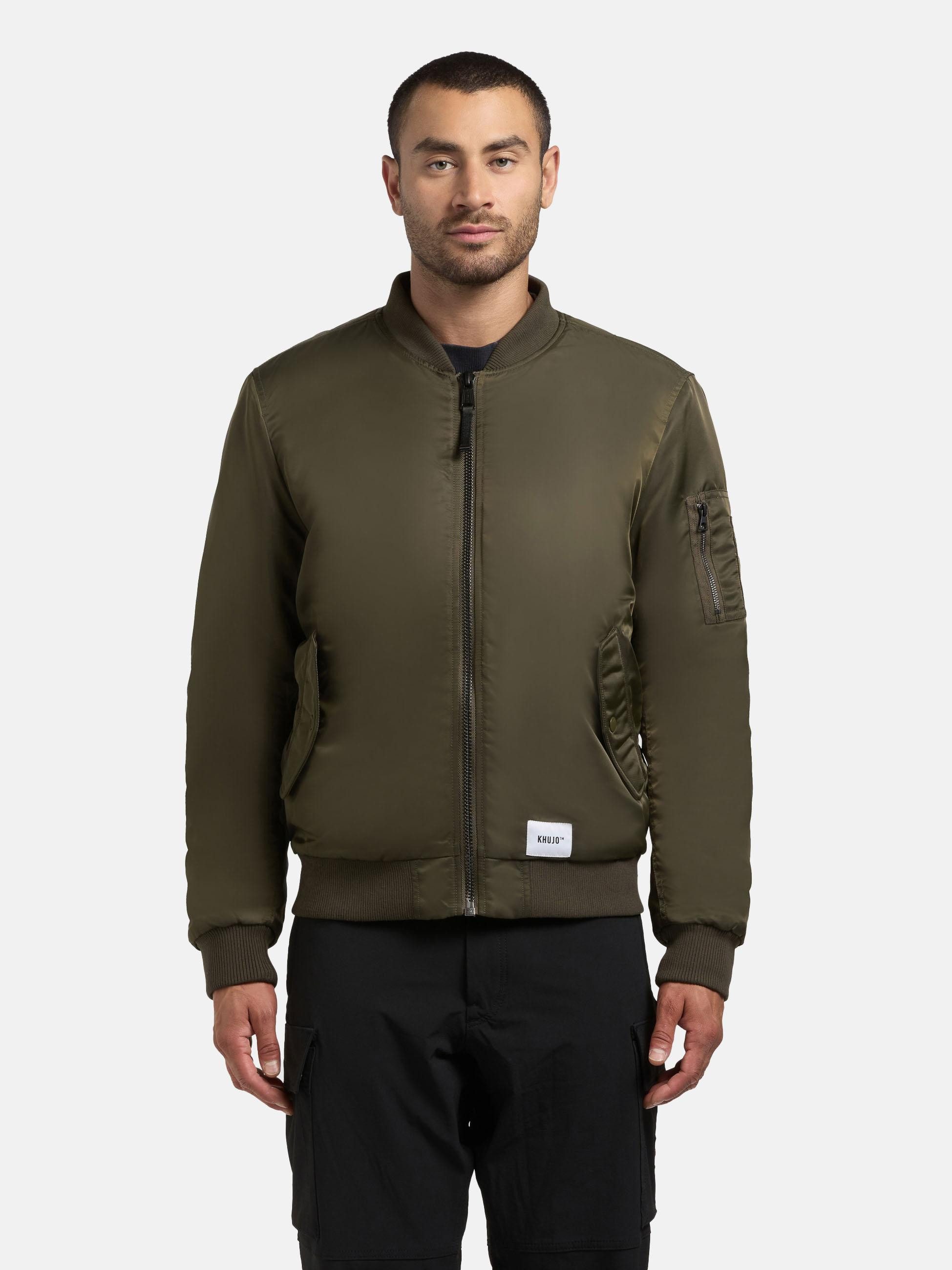 khujo Bomberjacke Adon Leichte Winterjacke in Shiny-Optik