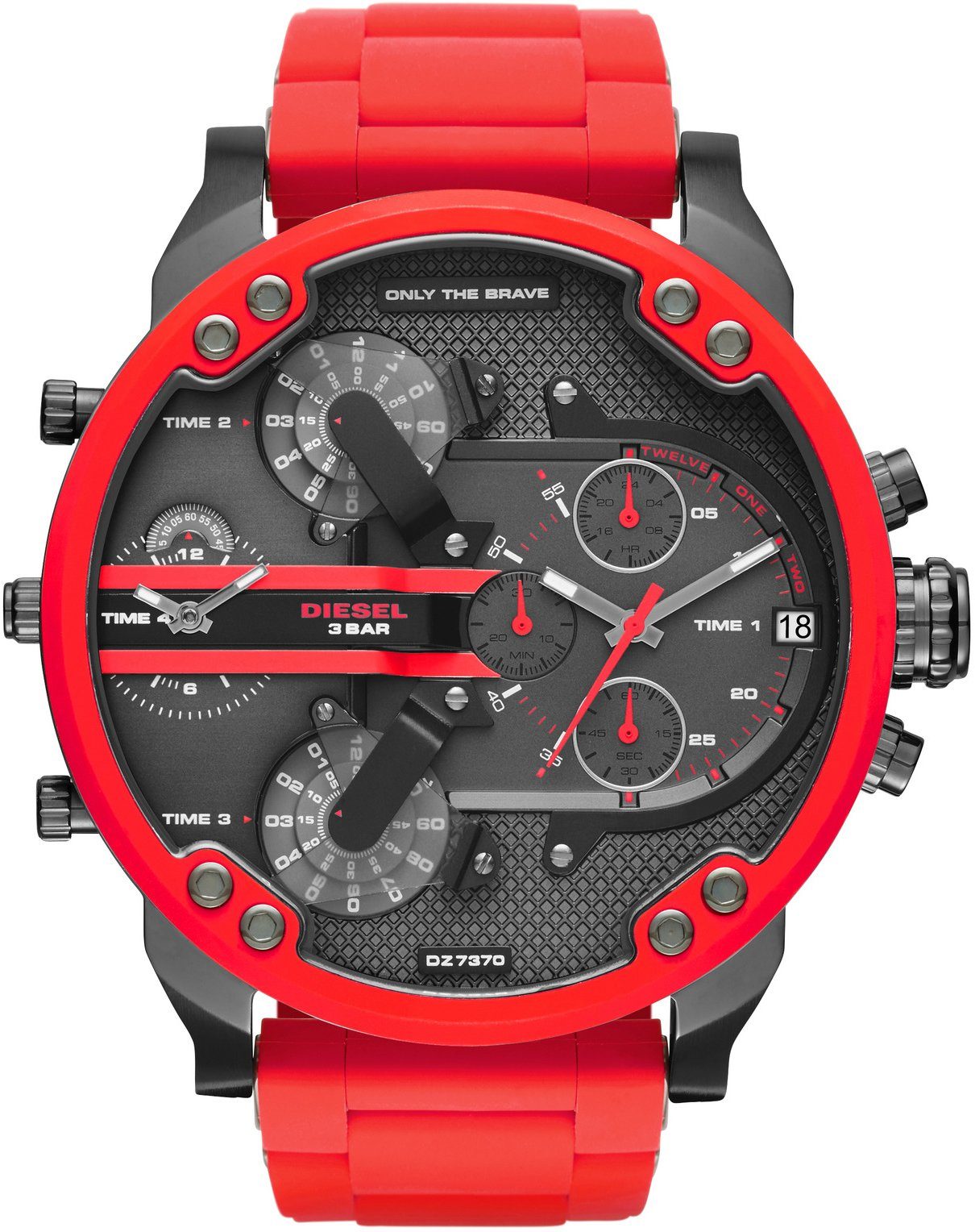 Diesel Chronograph Mr. Daddy 2.0, DZ7370, Quarzuhr, Armbanduhr, Herrenuhr, Stoppfunktion