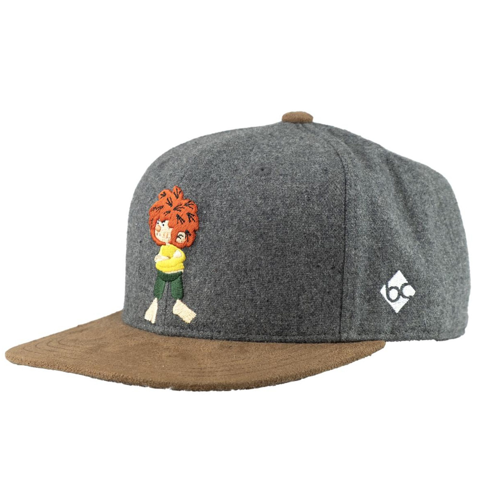 Bavarian Caps Snapback Cap Bavarian Caps "Grantig by nature" - dunkelgrau (Snapback Kappe) V2 (Basecap, Basecap, Snapback Cap) Krone aus leichtem Flanell