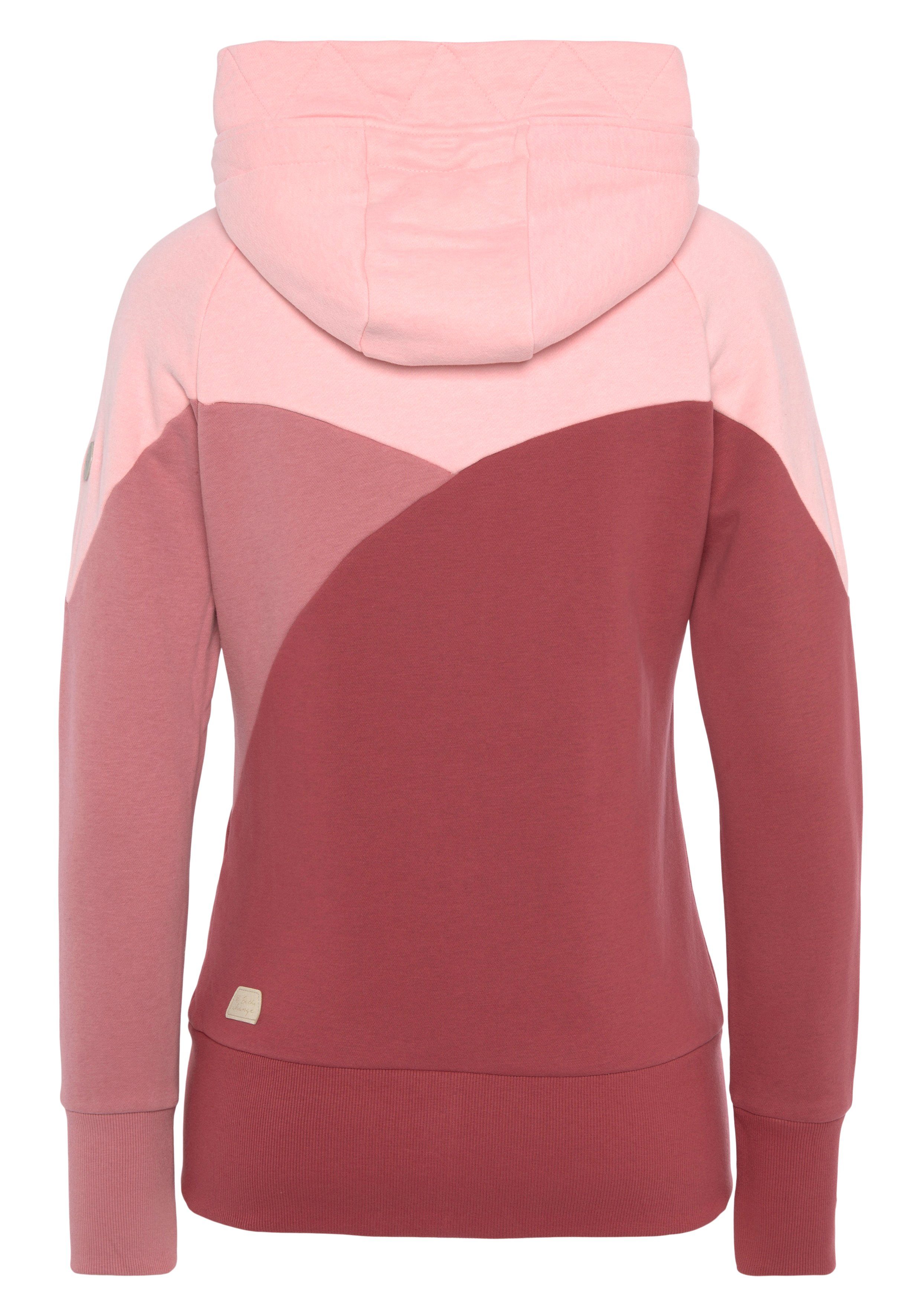 Sweater Ragwear Sweatshirt OLD CHELLI PINK ZIP