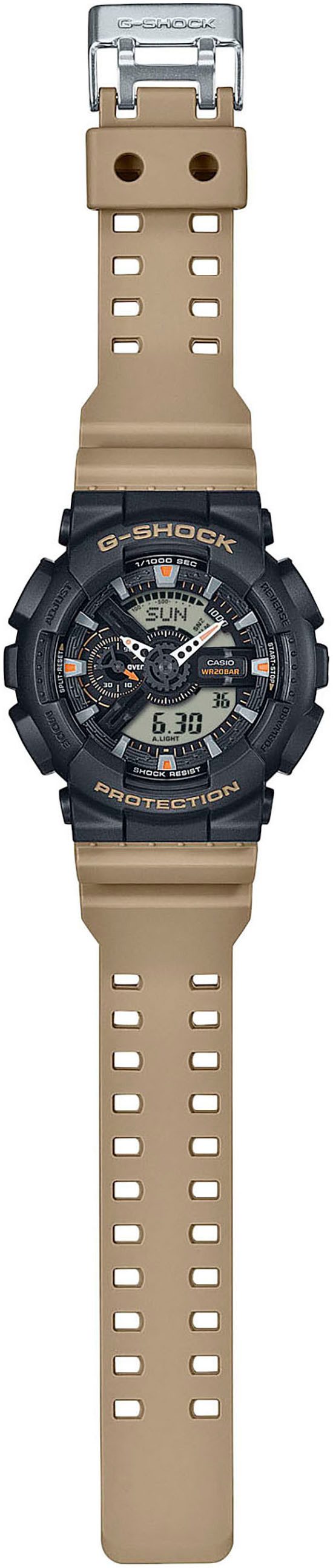 CASIO G-SHOCK Chronograph GA-110TU-1A5ER, Quarzuhr, Armbanduhr, Herrenuhr, günstig online kaufen