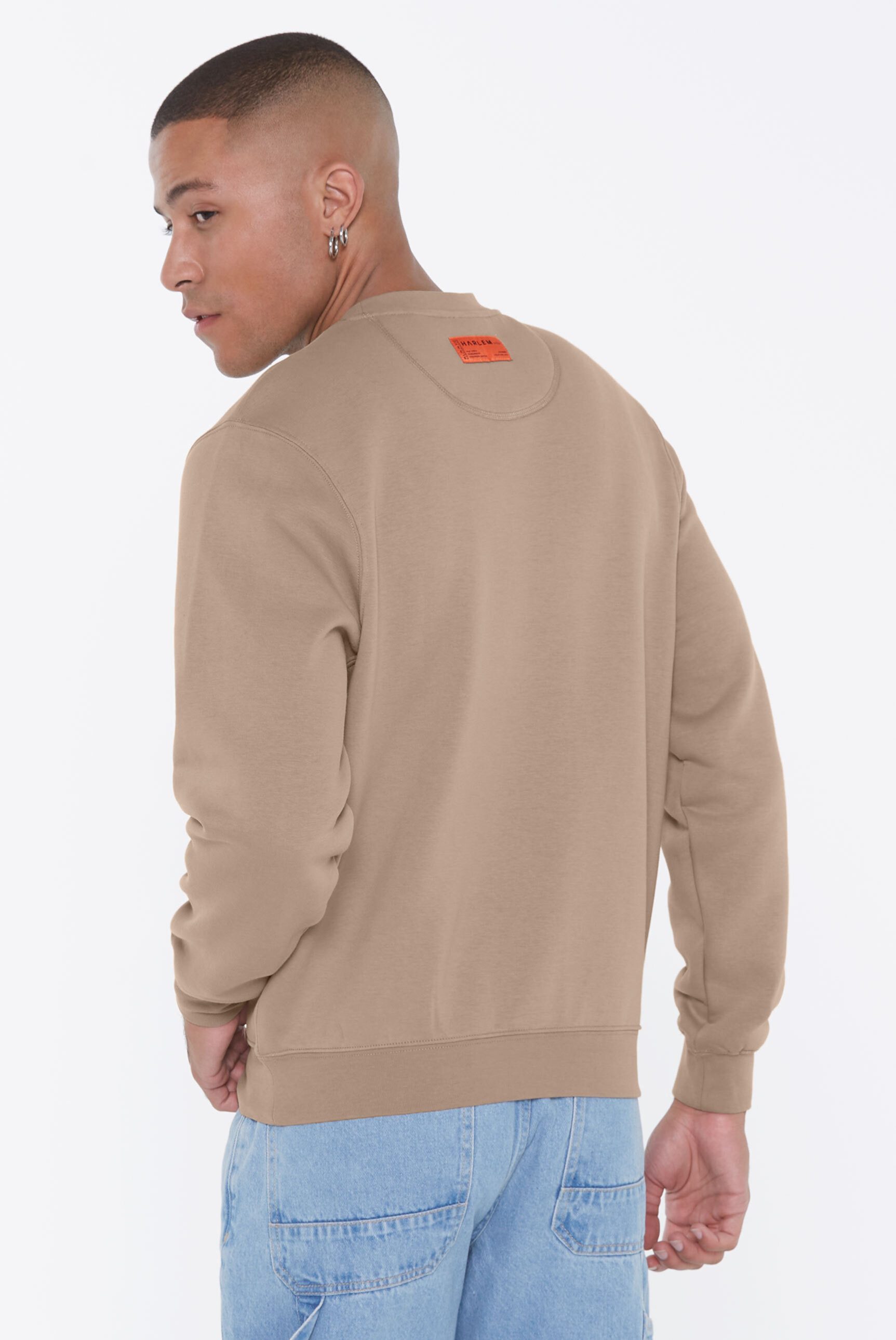 Harlem Soul Sweater mit Frottee Lettern