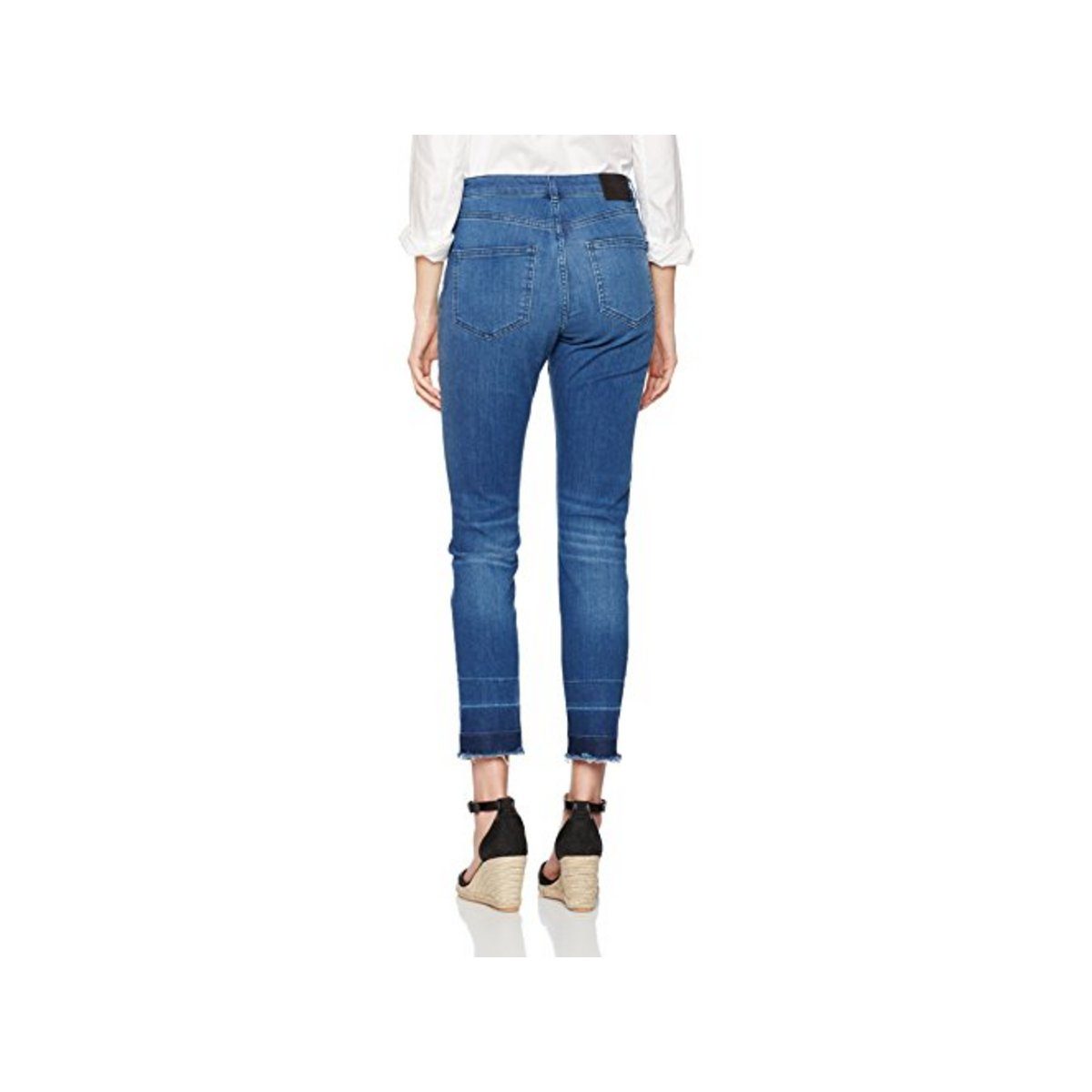 OPUS blau Slim-fit-Jeans regular (1-tlg)