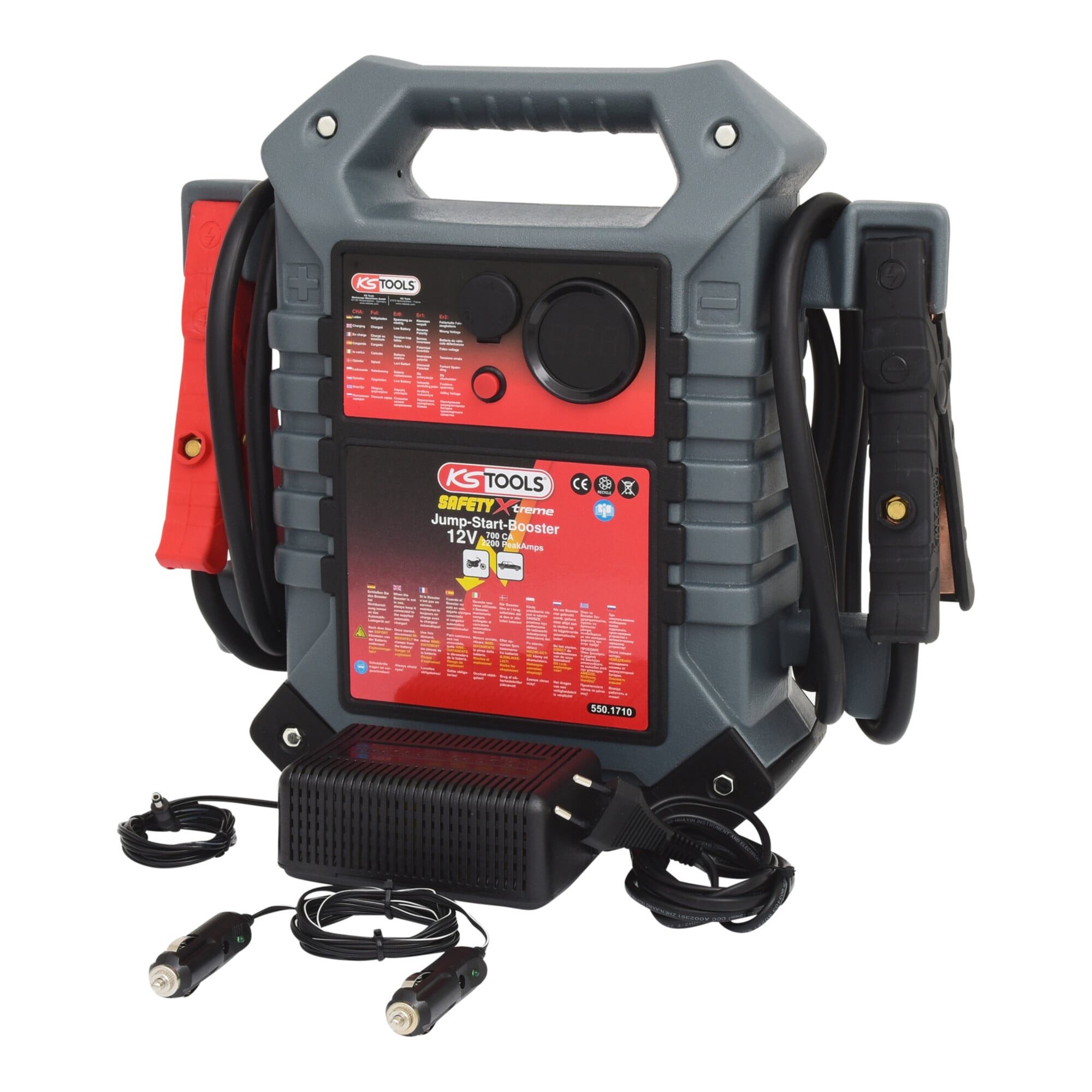 KS Tools KS Tools 12 V Batterie-Booster, mobiles Starthilfegerät 700 A Starthilfegerät