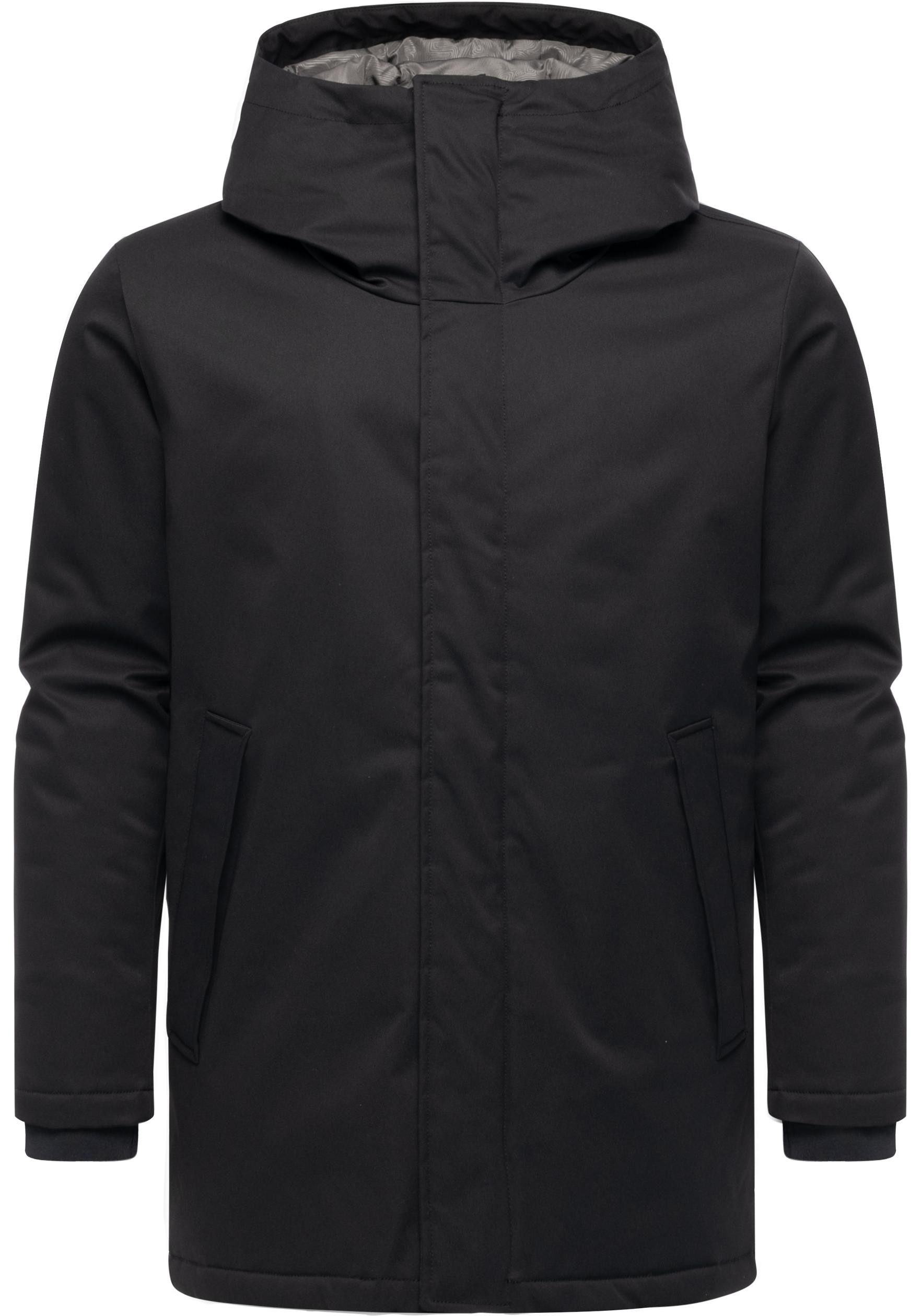 Ragwear Kurzmantel Parcan Twill YOUMODO wasserdichter Herren Winterparka