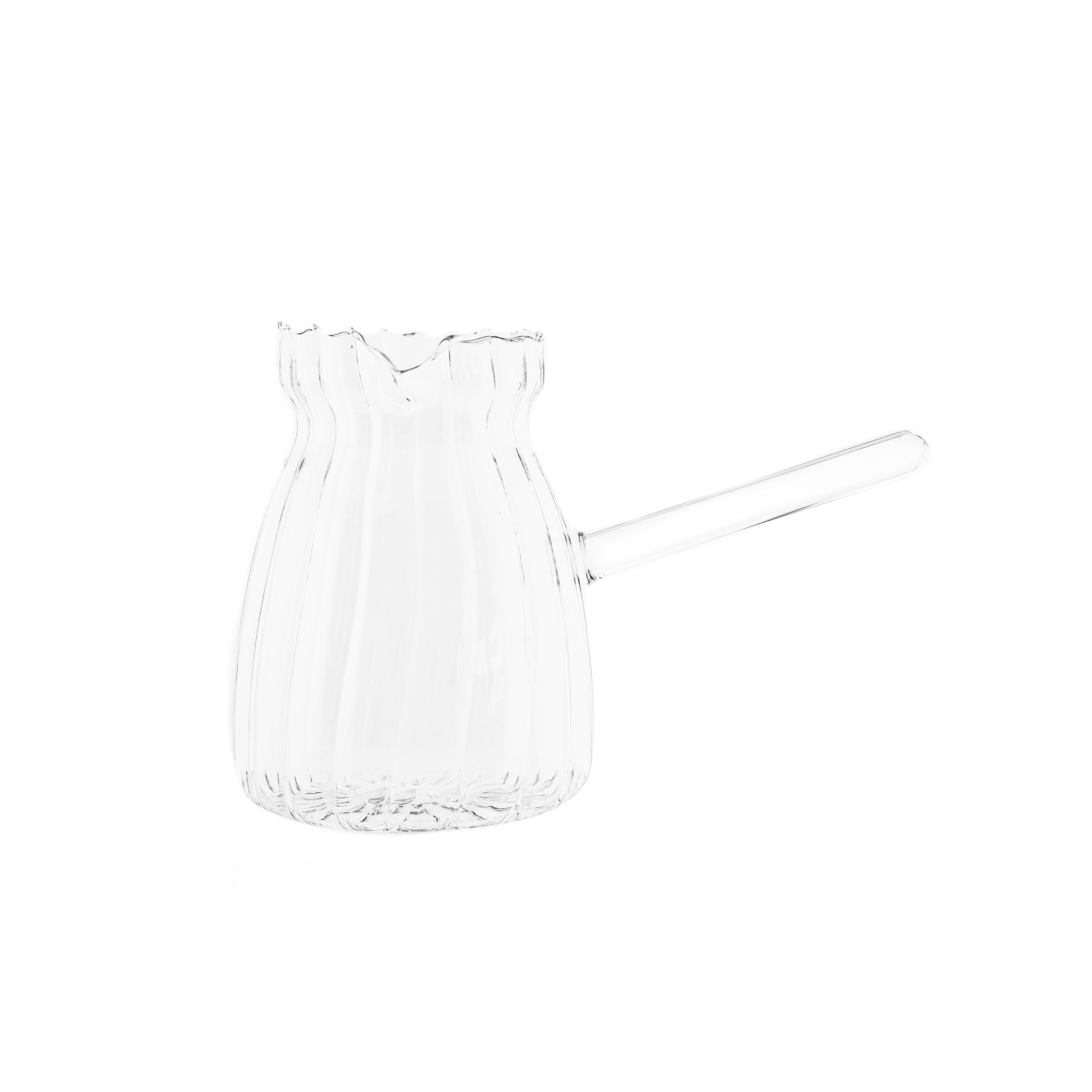 Almina Kaffeekanne Luana El Nina, 0,65 l, (1-St), aus Glas, 650 ml, Cezve für türkischen Kaffee