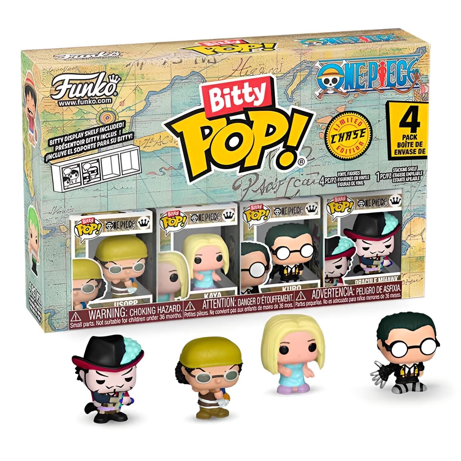 Funko Spielfigur Bitty POP - One Piece - Usopp 4er-Pack