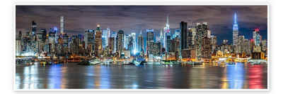 Posterlounge Poster Sascha Kilmer, NEW YORK CITY - Skyline Panorama, Wohnzimmer Fotografie