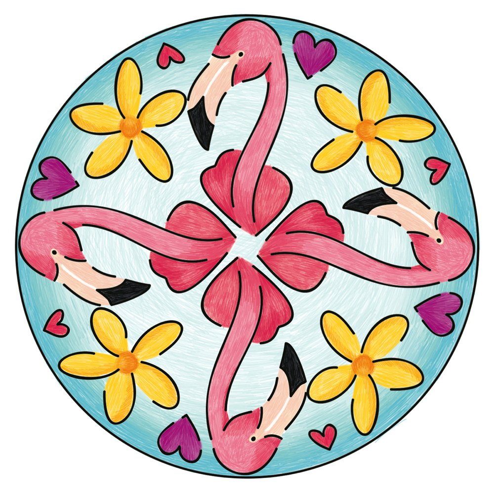 Ravensburger Mandala Ravensburger Creation Mandala Designer Mini Flamingo 28520
