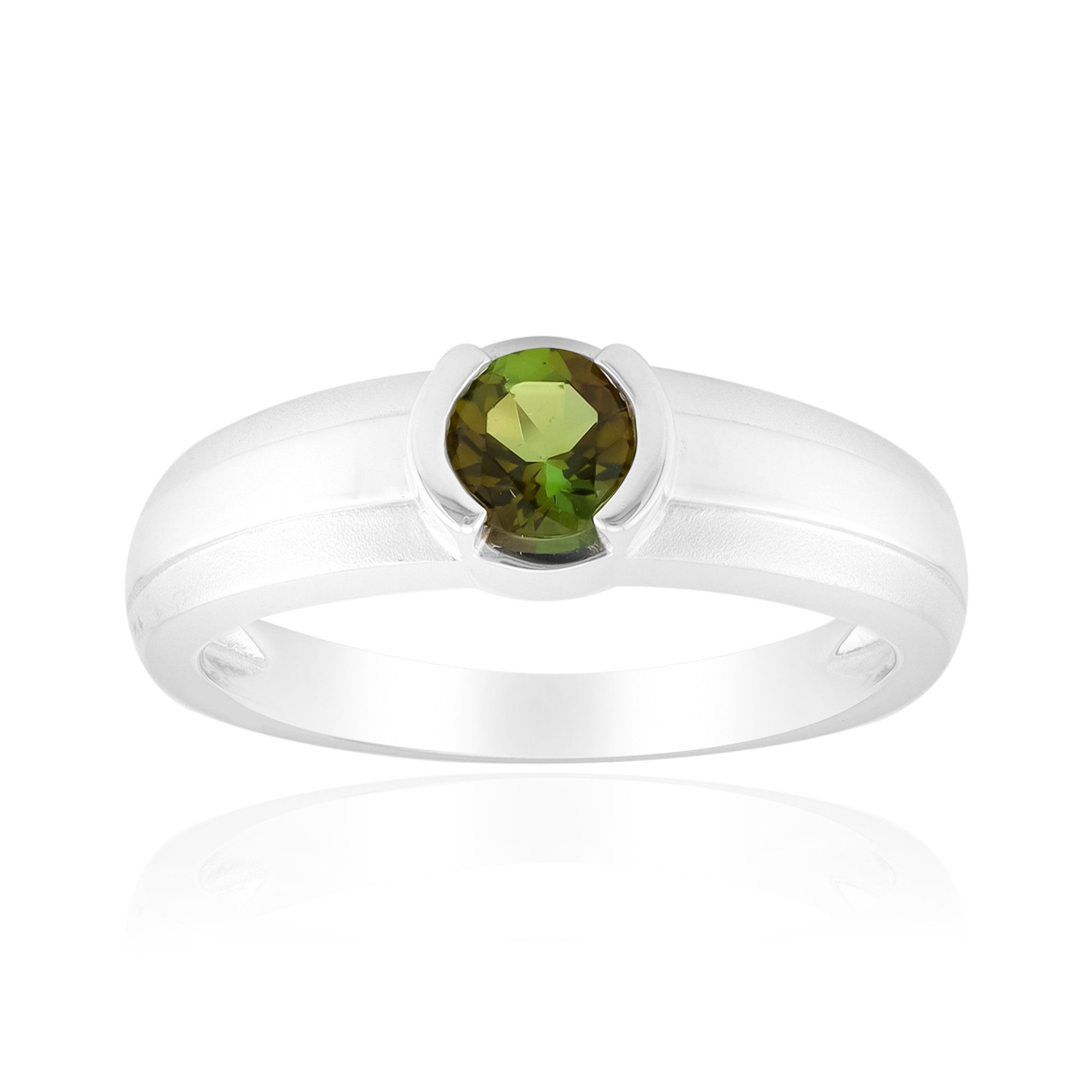 Cavill Solitärring Silberring mit grünem Turmalin 0,29 ct, Echtschmuck 925 günstig online kaufen