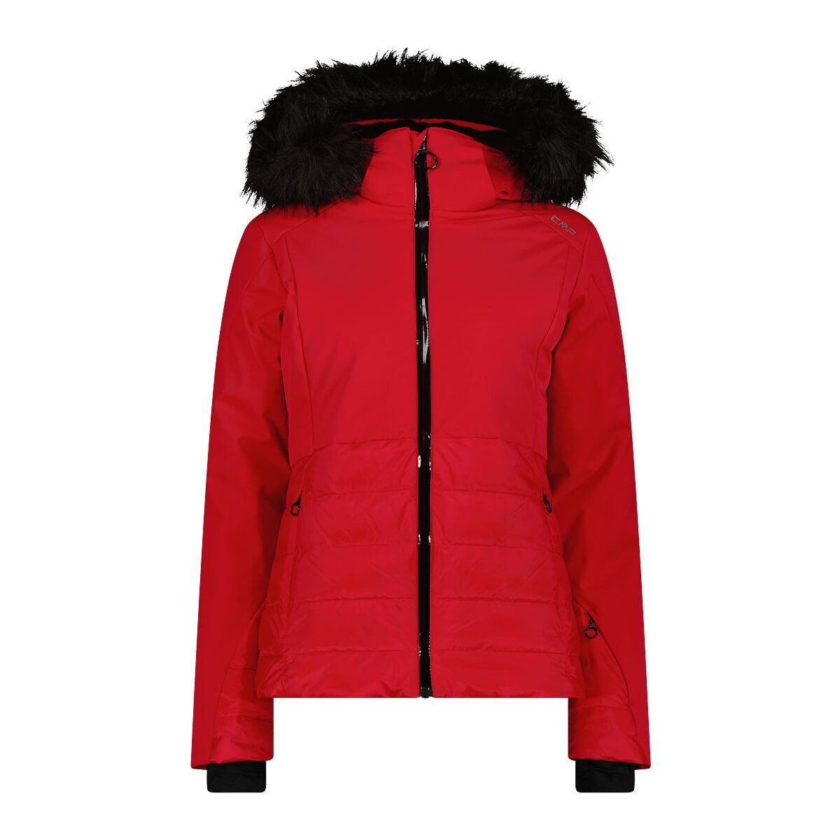 CMP Skijacke Woman Ski Jacket Zip Hood Elegante und funktionale Skijacke mit optimalem Wetterschutz und