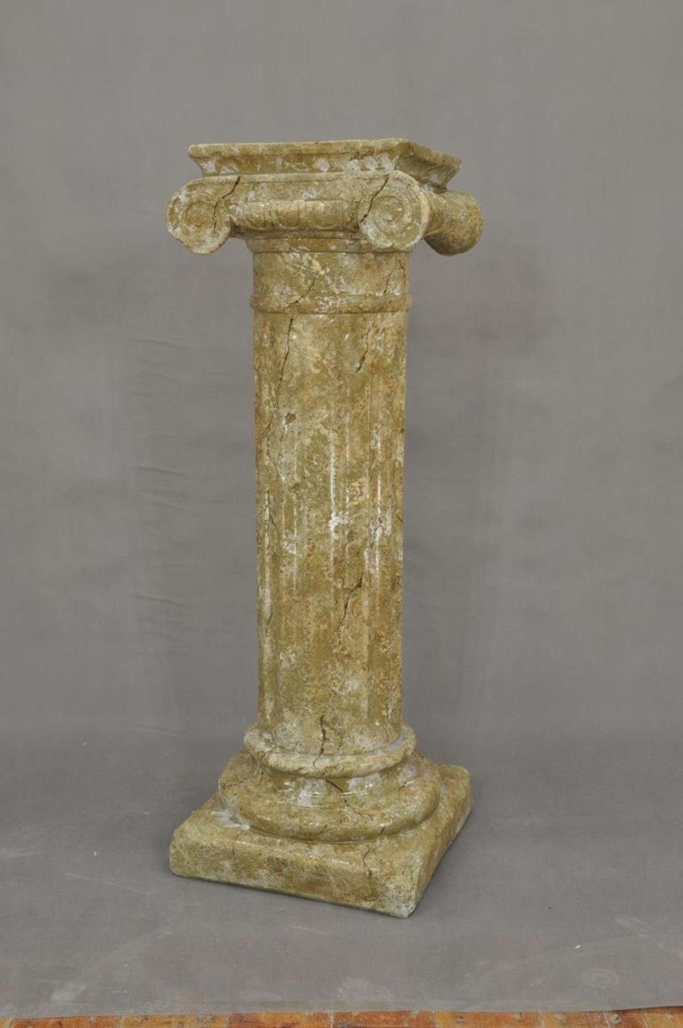 Säule Säulen Skulptur, Marmor 1639 Ständer Römische Figur Dekoration JVmoebel Skulptur