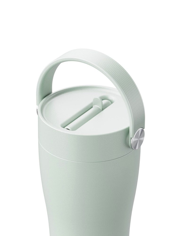 equa Thermobecher Carry Cup, Isolierbecher, 600 ml, 1-tlg., Edelstahl, Kunststoff, Stahl, auslaufsicherer Coffee-to-go-Becher
