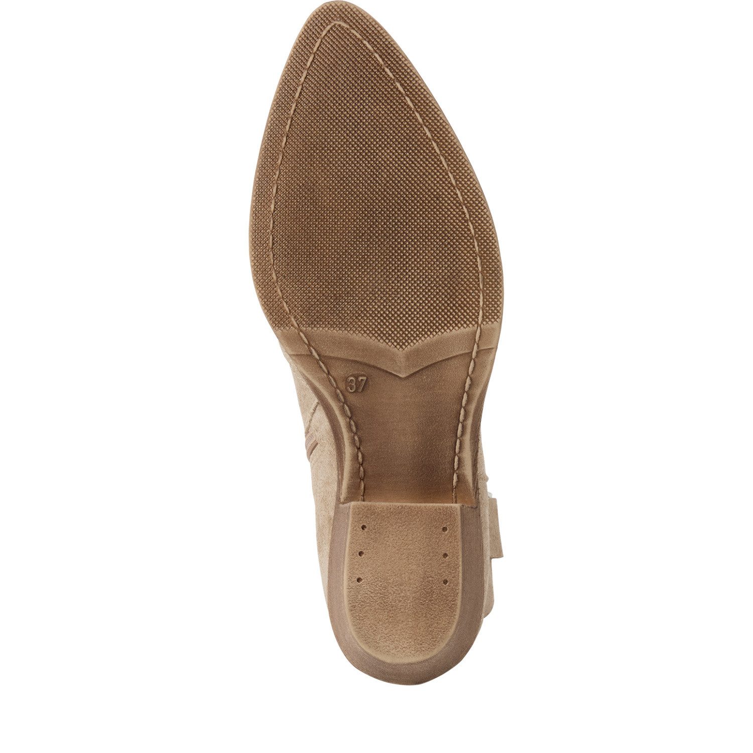 Tamaris Cowboy Stiefelette Blockabsatz, Festival, Western-Boots mit modischen Nähten